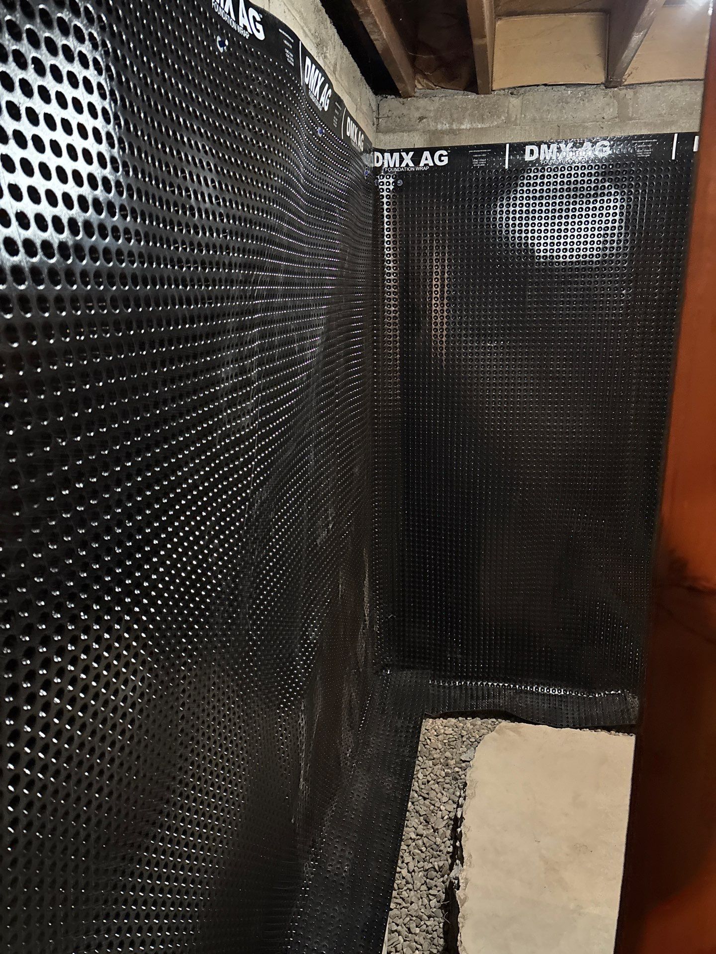 Interior Drain Tile & Buried Discharge in South Minneapolis by Waterproofing Northeast