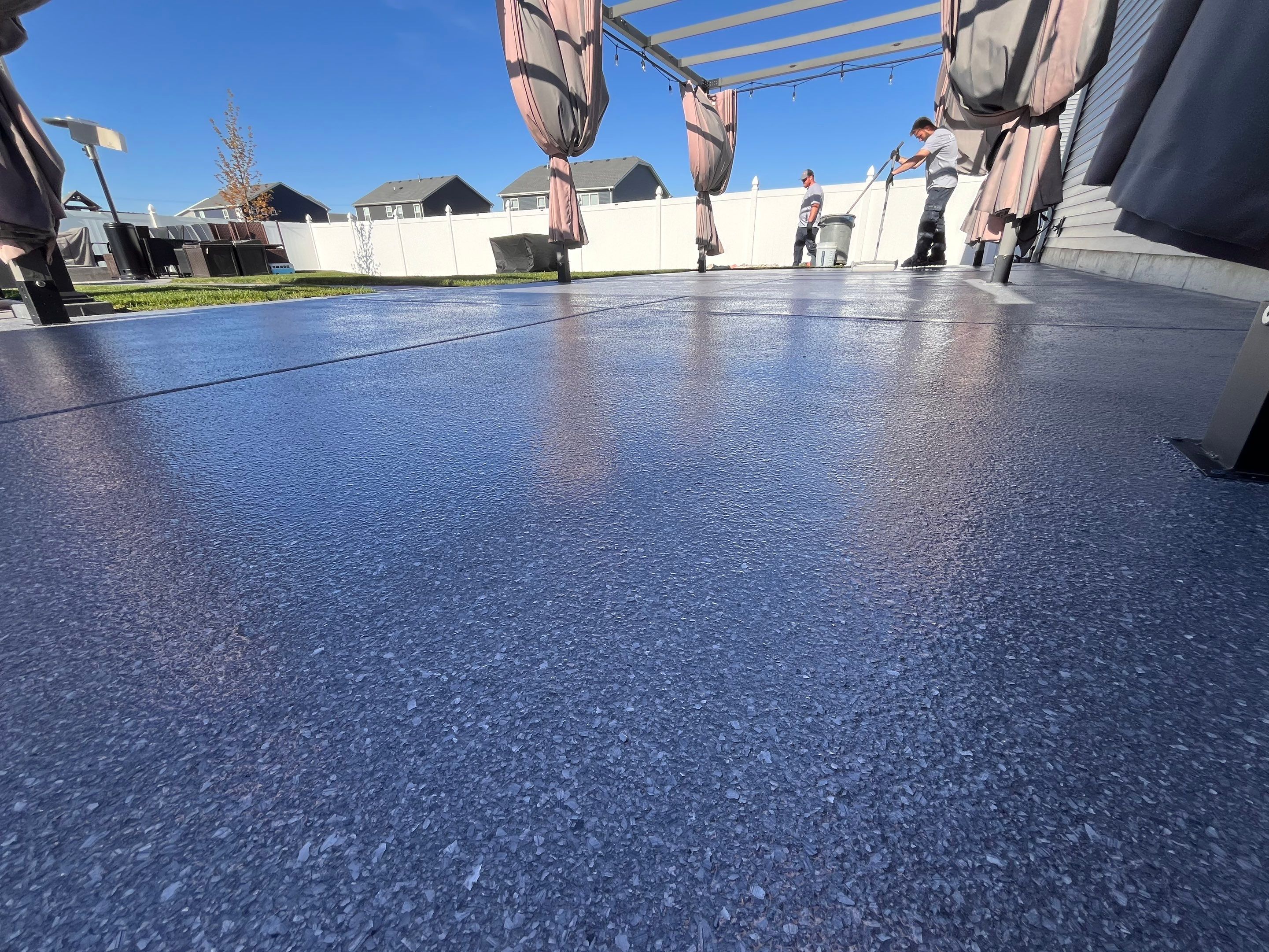 Basalt Outdoor Concrete Coating by Level 10 Coatings