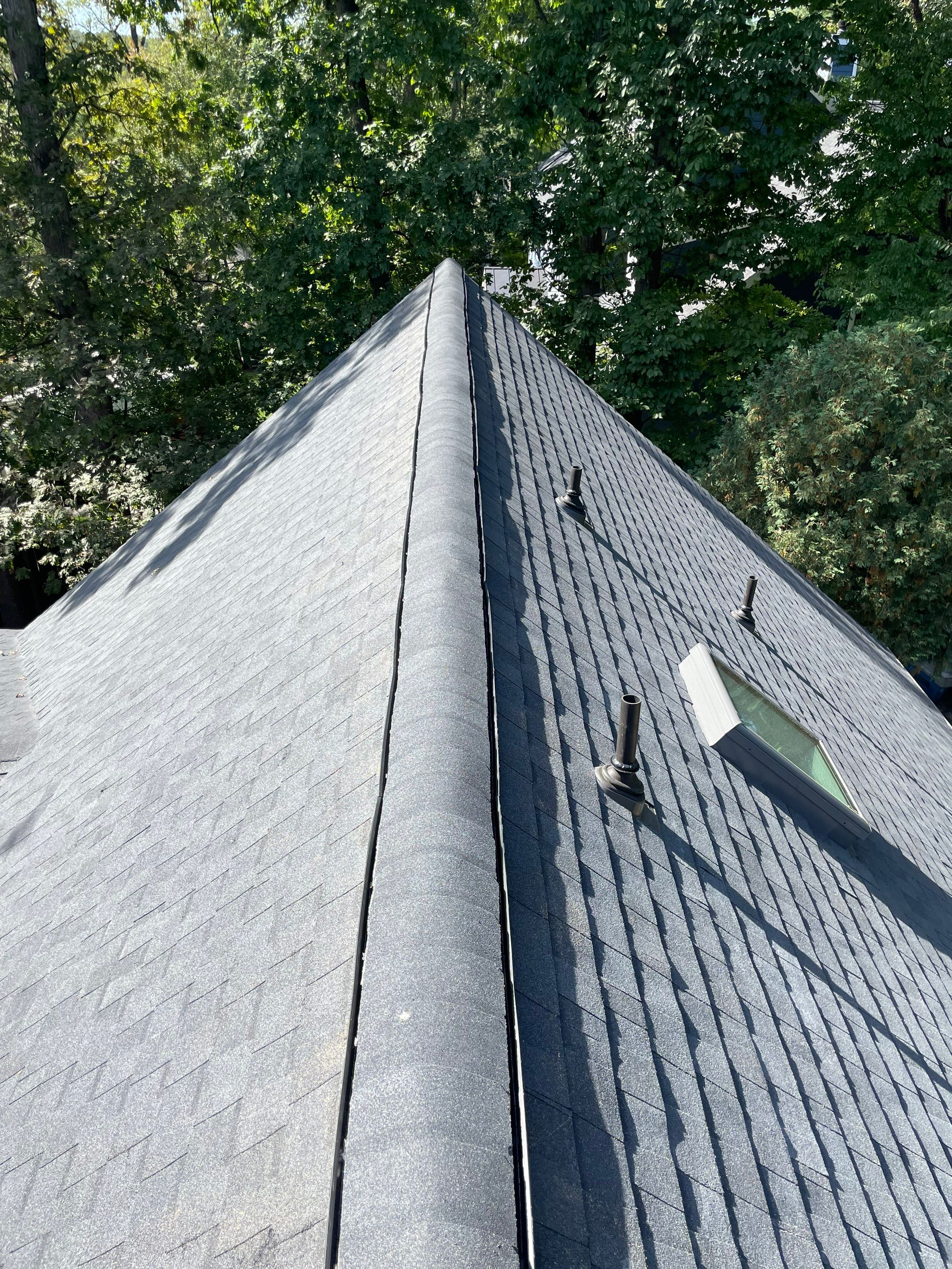 Falls Church: Residential Roof Replacement with CertainTeed Landmark in Moire Black  by RM Banning, Inc.