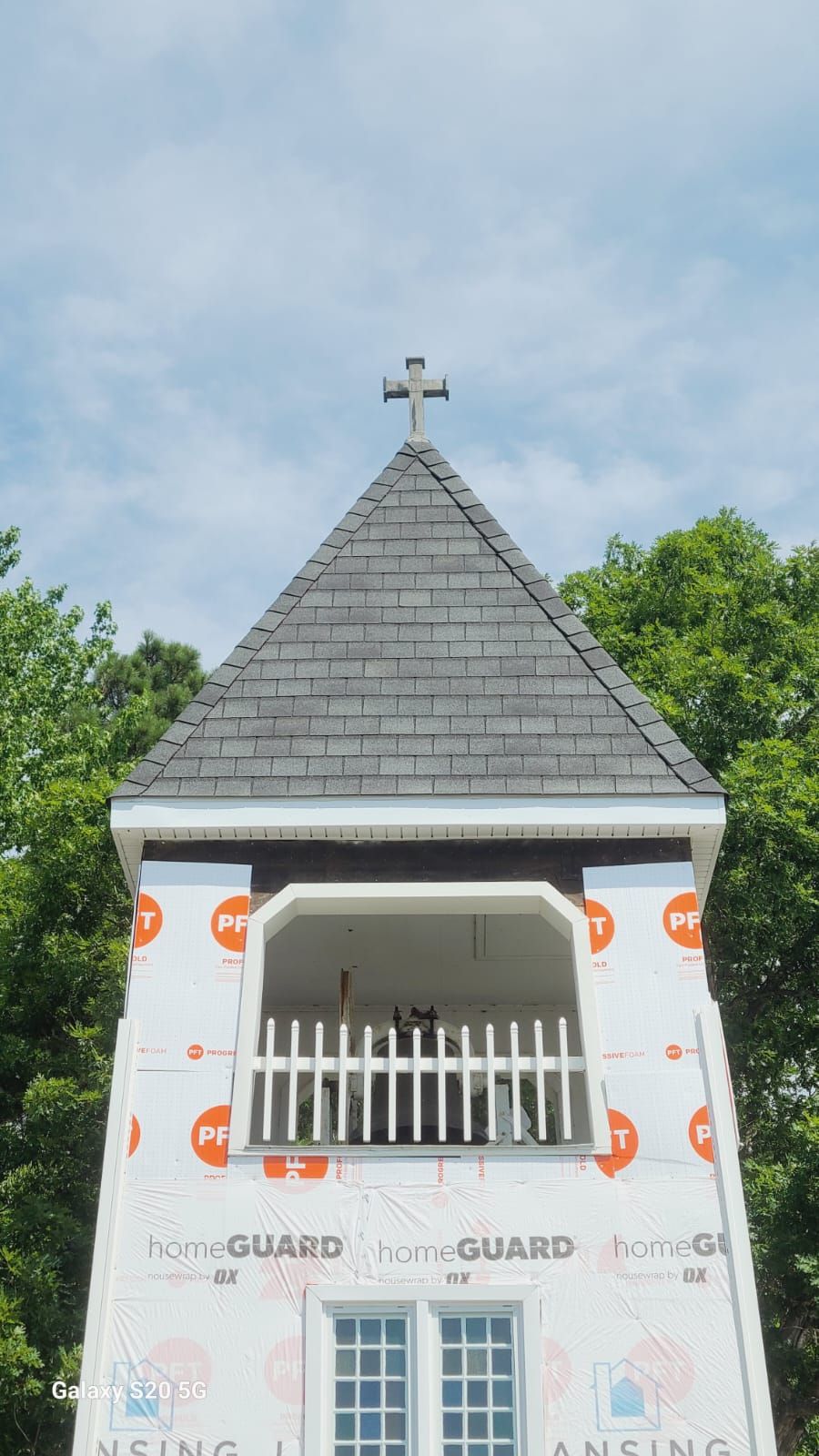 Church Roof Installation using GAF Slateline by ExteriorPros
