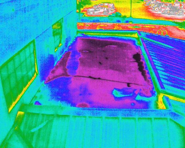 Commercial Roofing Inspection using Thermal Imaging Drone  by Stendahl Services