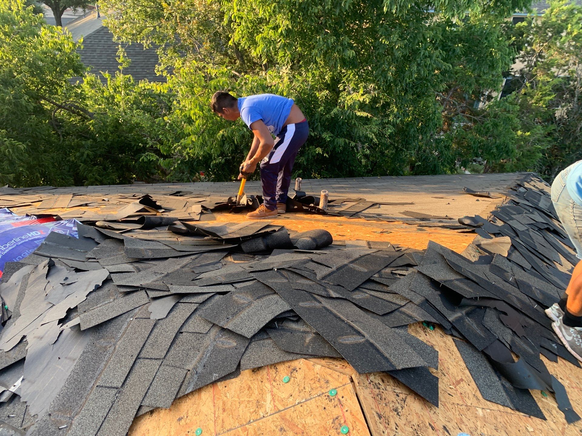 GAF Timberline HDZ Roofing Replacement and Fascia Restoration in Round Rock by Caliber Restoration LLC