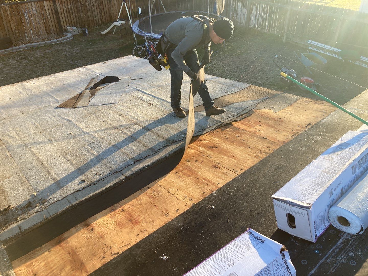 Meridian Single Level Residential Roofing Installation by ID Roofing LLC