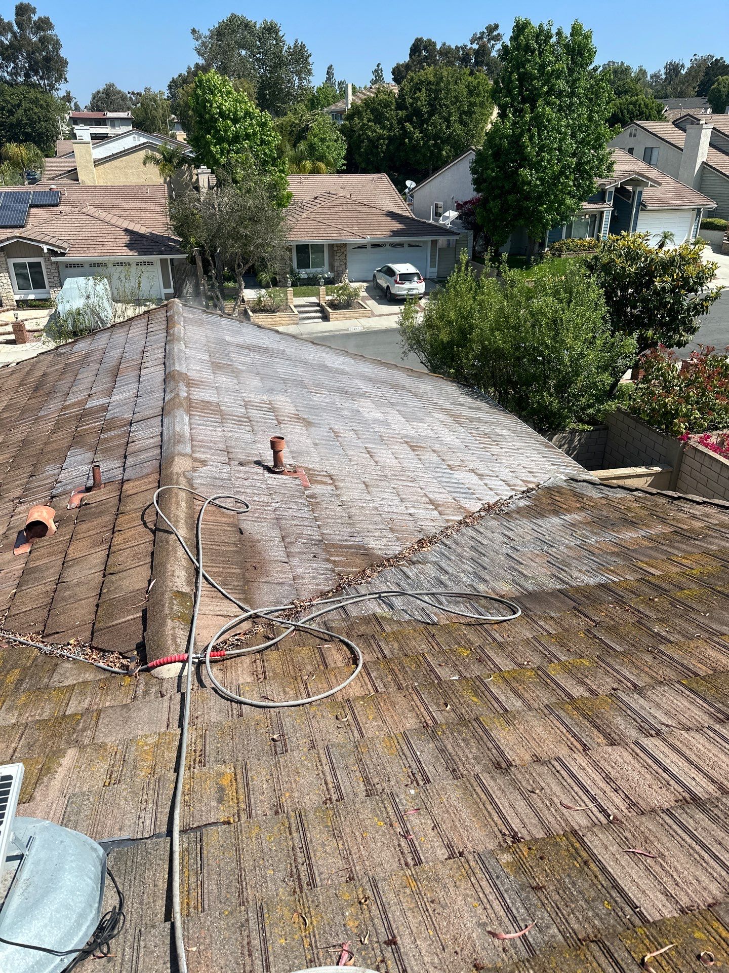 Orange County Roof Washing in Lake Forest by Property Cleaning Experts