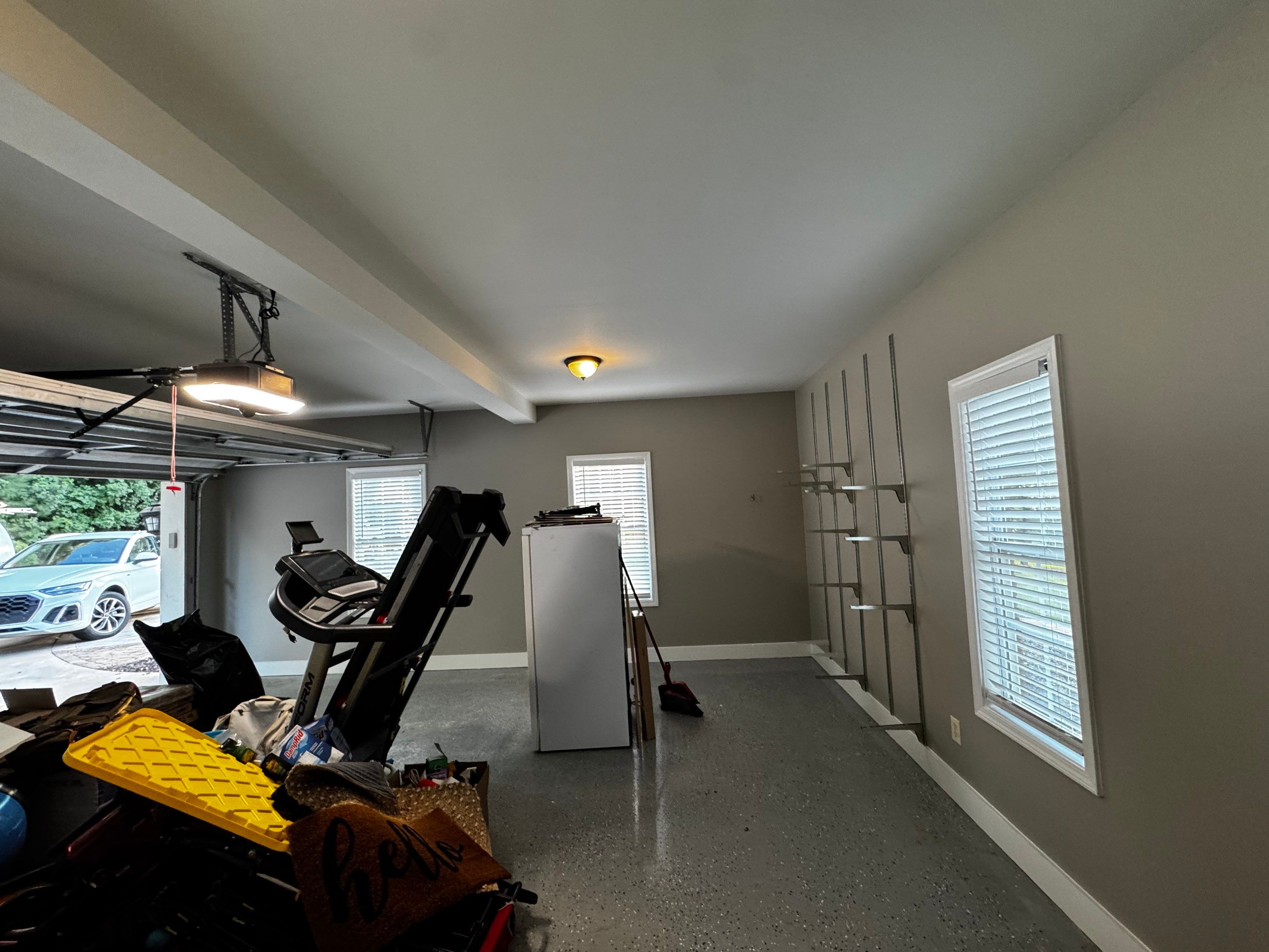 Garage Interior Painting and Drywall Repair in Monroe by PGP Surface Solutions, LLC