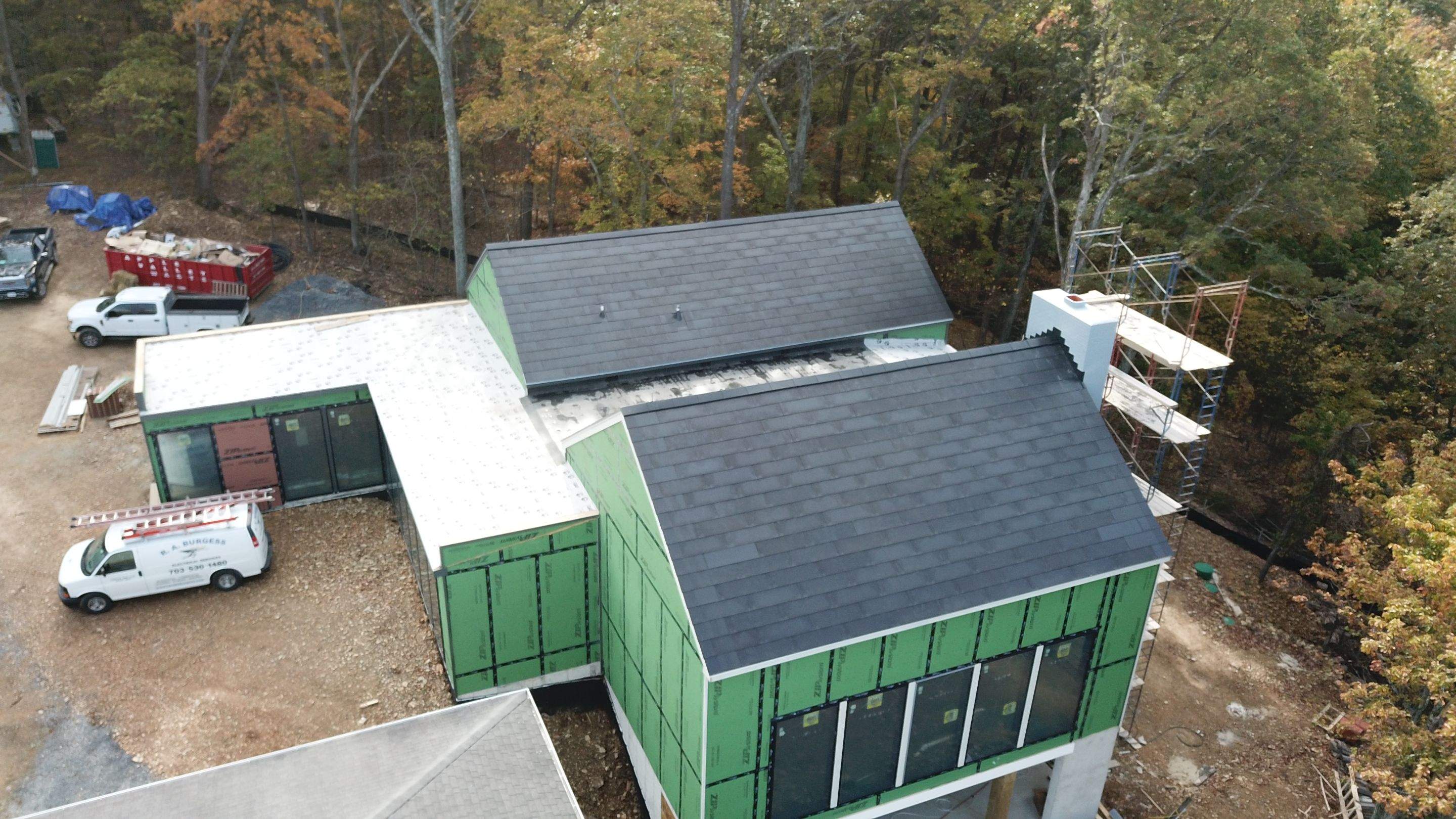 Roof Installation using Tesla Solar Roof V3 by American Home Contractors