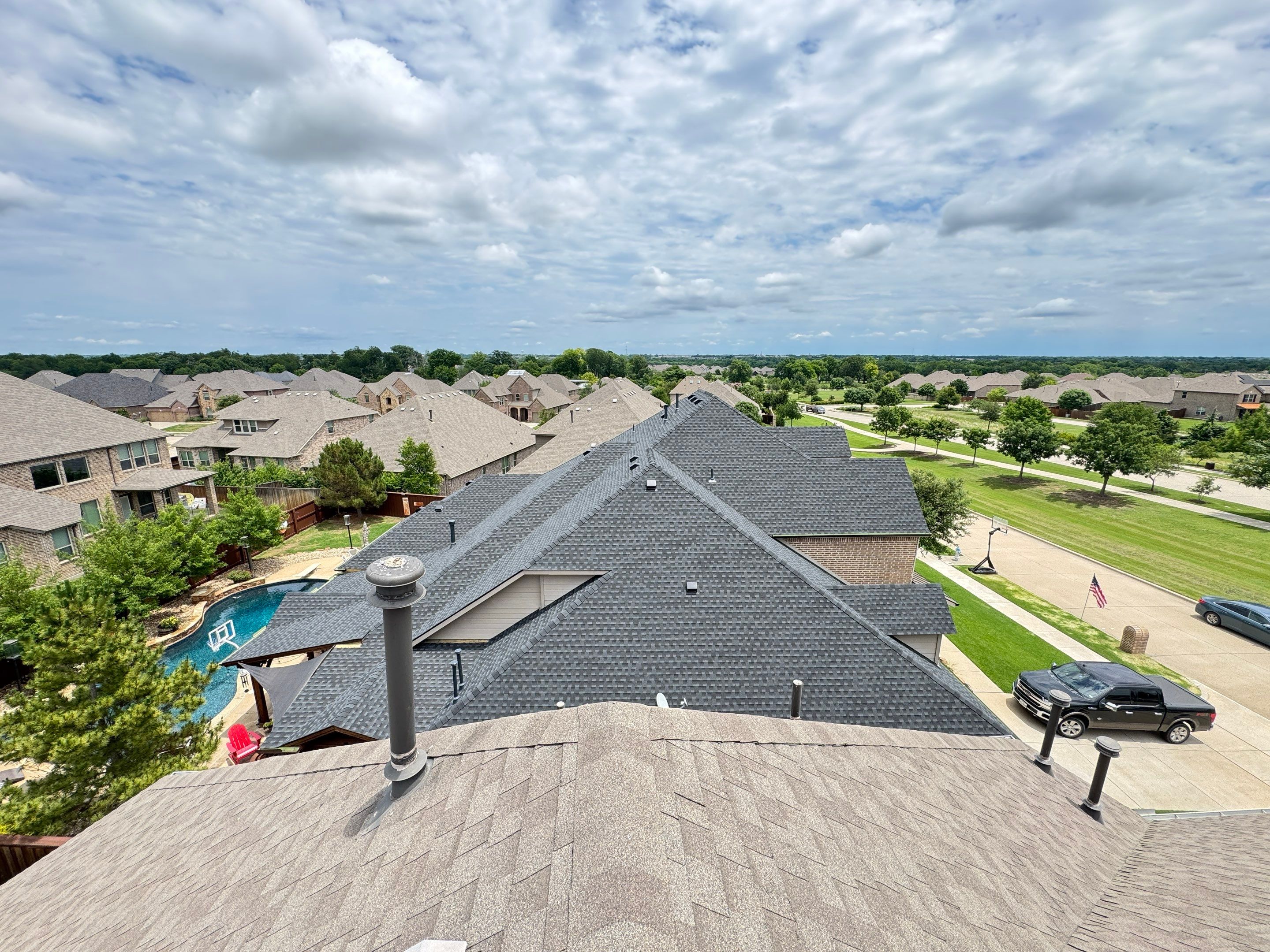 Inspection Wind damages and ceiling leaks McKinney, TX by NIMBUS GENERAL CONTRACTORS, LLC
