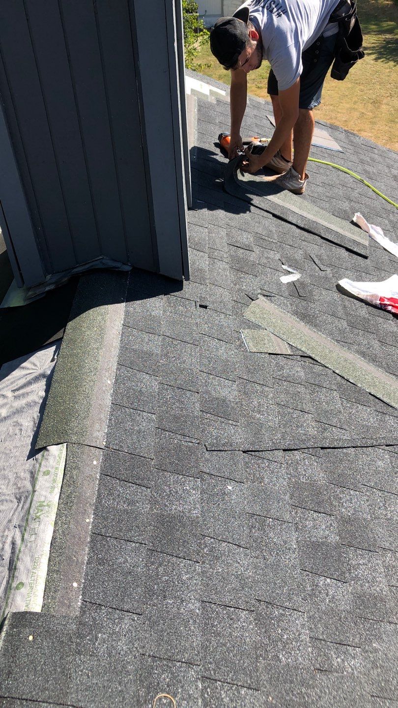 Residential Roofing Installation using GAF Natural Shadow  by A & H Roofing and Contracting
