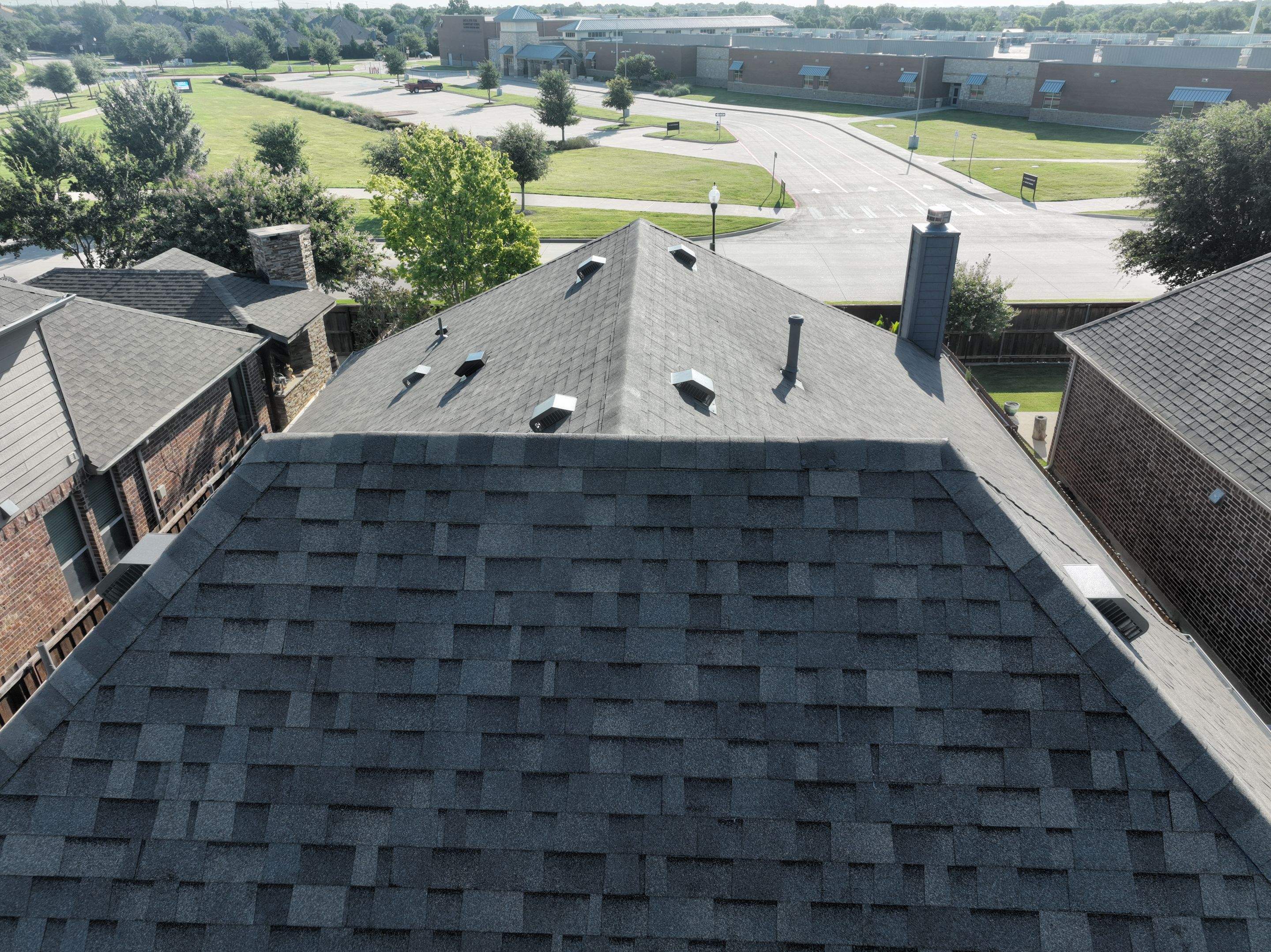 Residential Roofing Installation using Malarkey Highlander Weathered Wood Plus by OneSource Roofing and Restoration