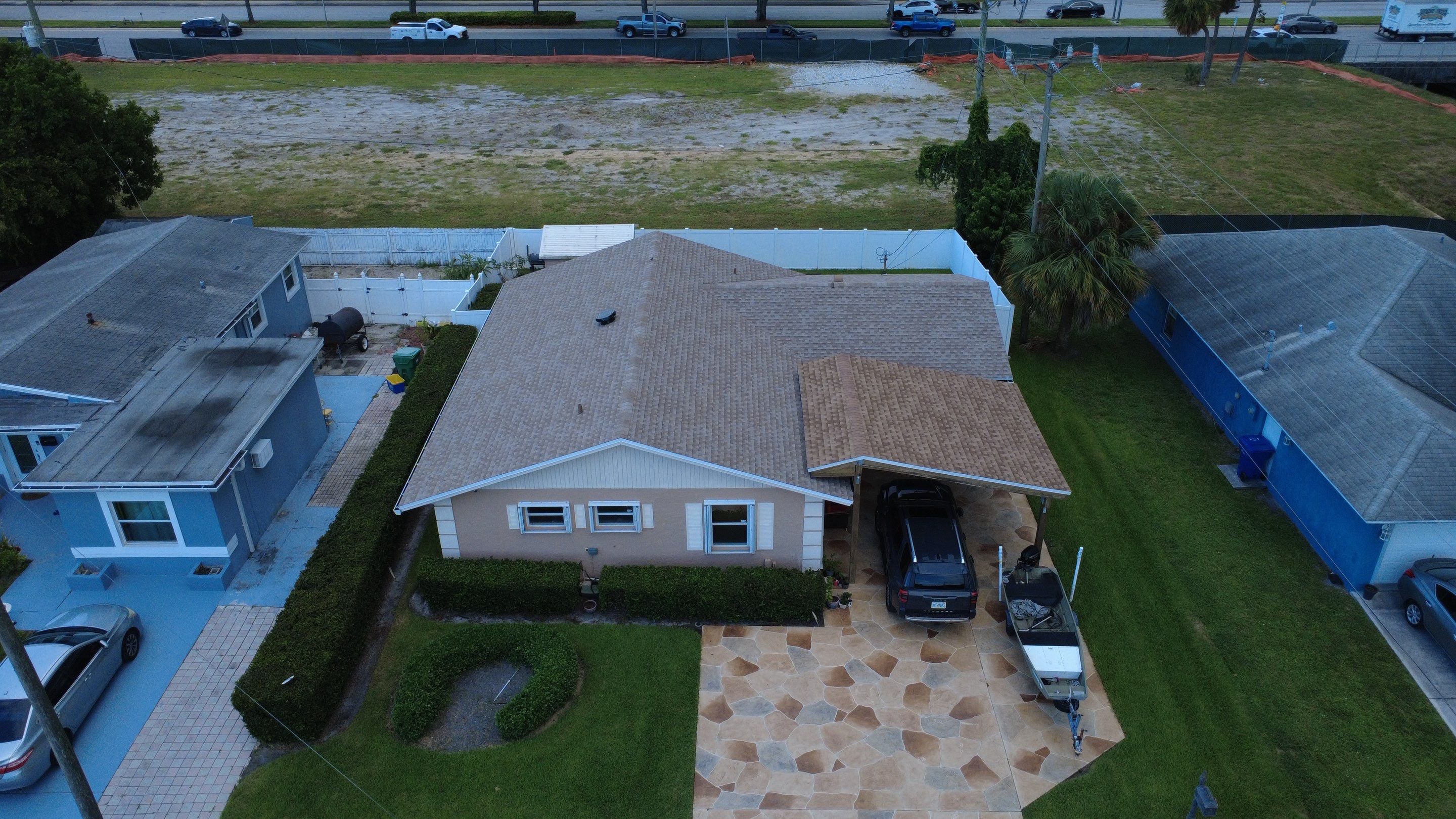 Residential Roofing Installation using GAF