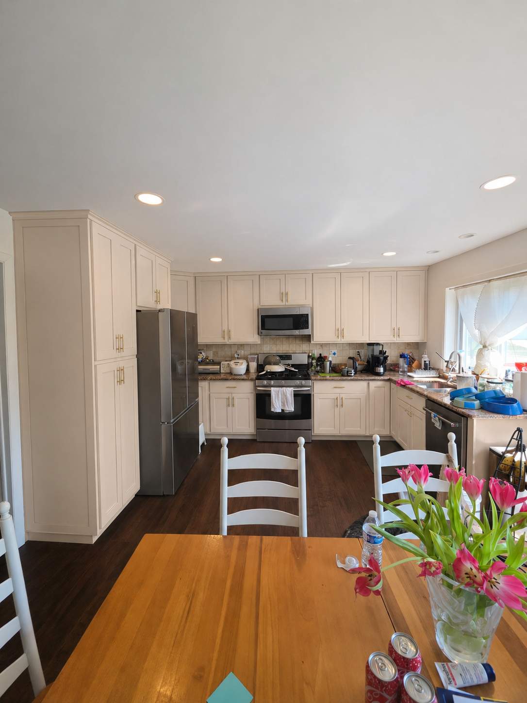 Kitchen Cabinet Refinishing and Granite Countertop Update in Troy by Top Shelf Painter