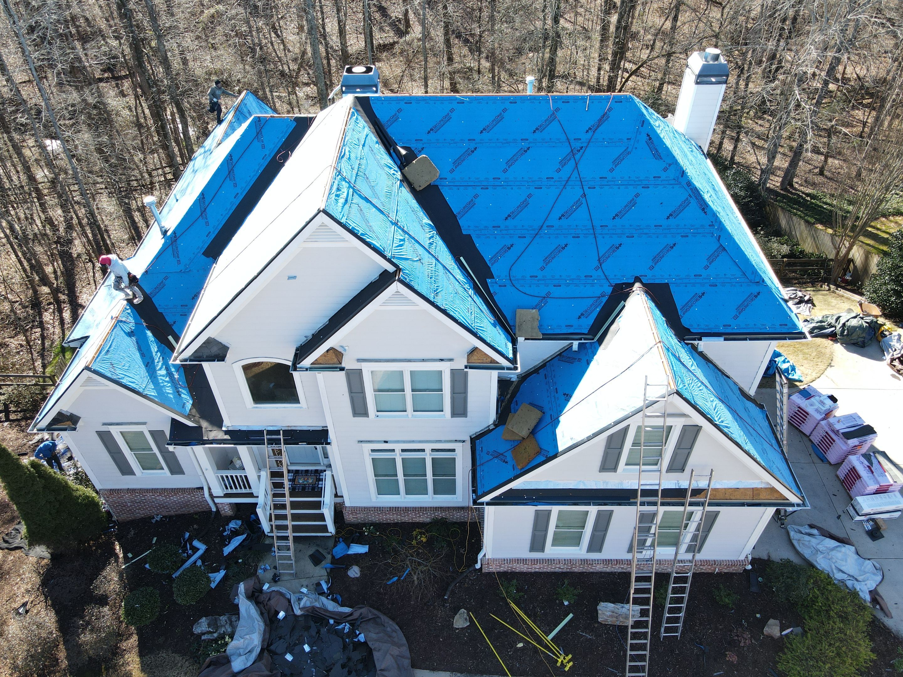 Residential Roofing Installation using Owens Corning by Inspector Roofing and Restoration