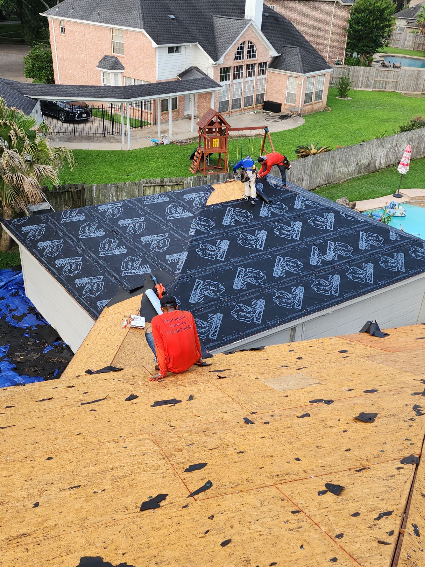 Residential Roofing Repair using Owen's Corning Duration (Lifetime) Shingles by Roof Repair Company