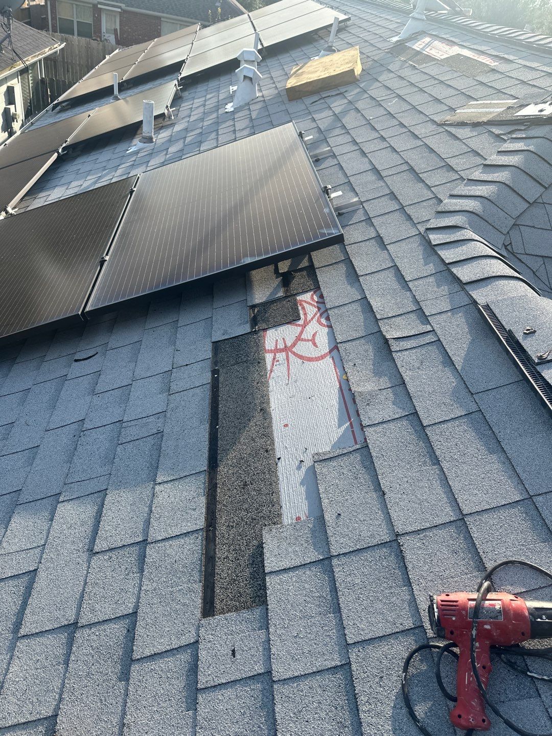 Hail Damage using Owen's Corning Duration (Lifetime) Shingles by Roof Repair Company