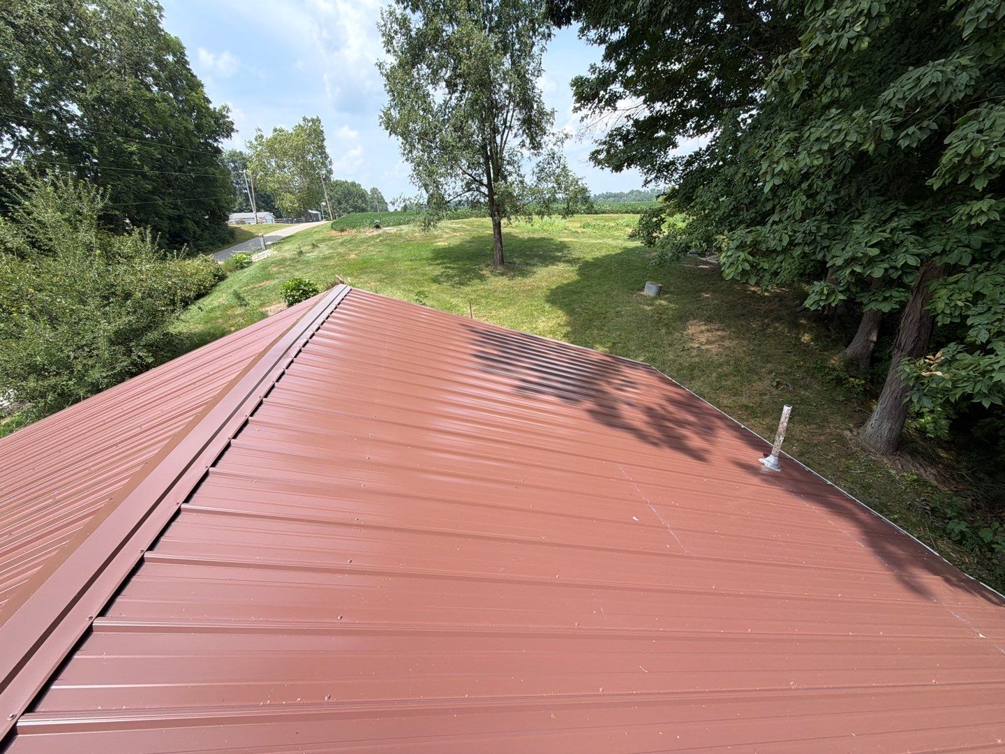 Classic Rib Metal Roofing - Brown by Hoel Roofing & Remodeling