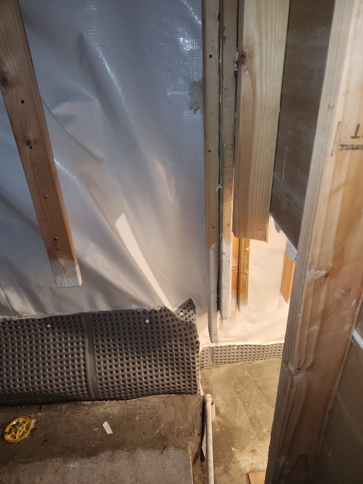 Interior French Drain & Wall Vapor Barrier Boonton NJ by Pure Service Pro, LLC 