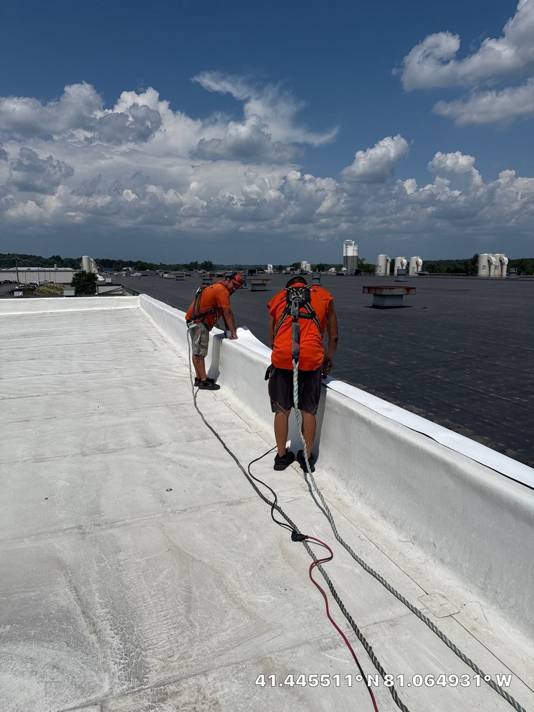Edge metal and Siding replacement by Commercial Roofing and Coating Systems