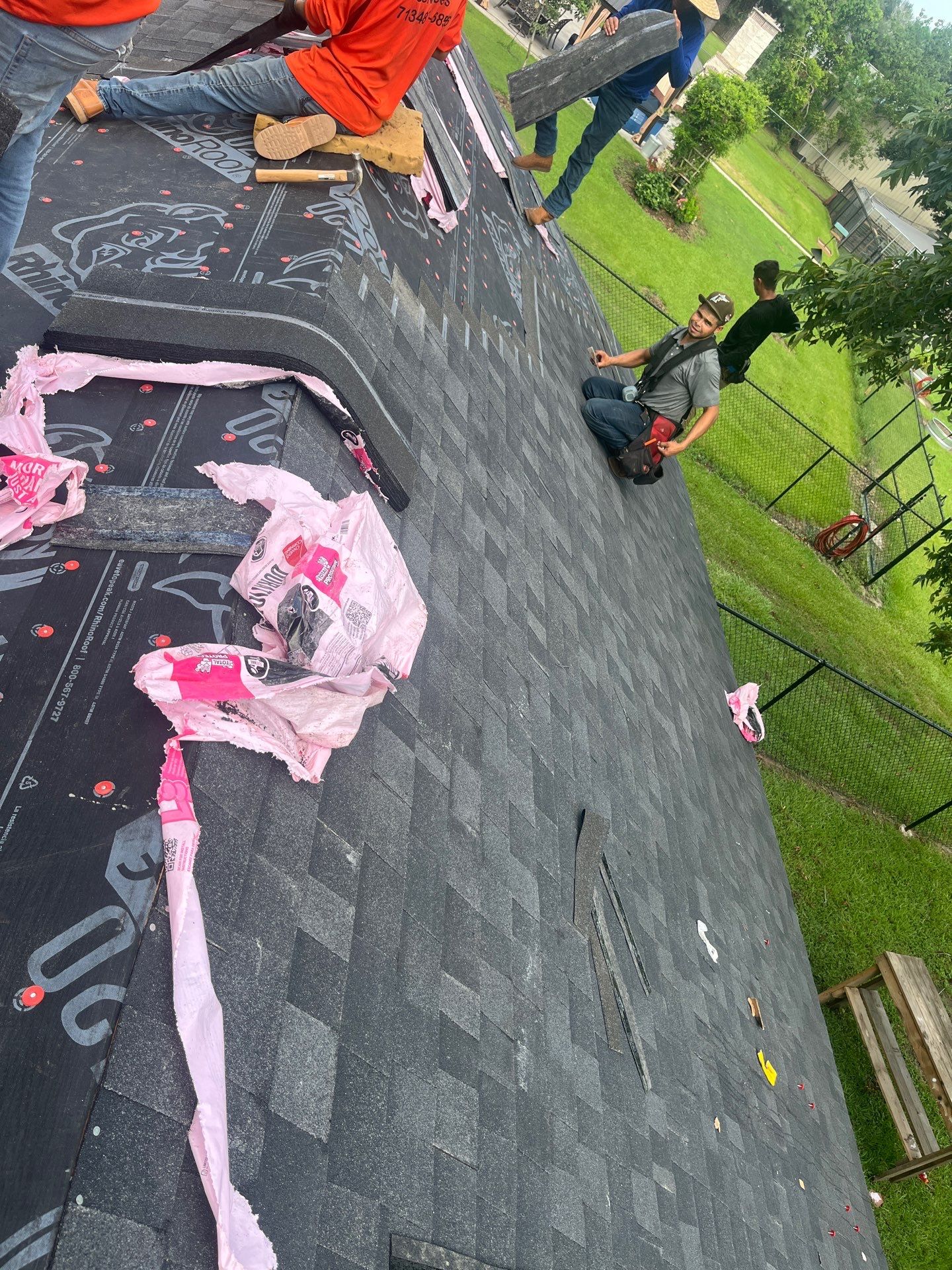 Residential Roofing Installation using Owen's Corning Duration (Lifetime) Shingles by Roof Repair Company