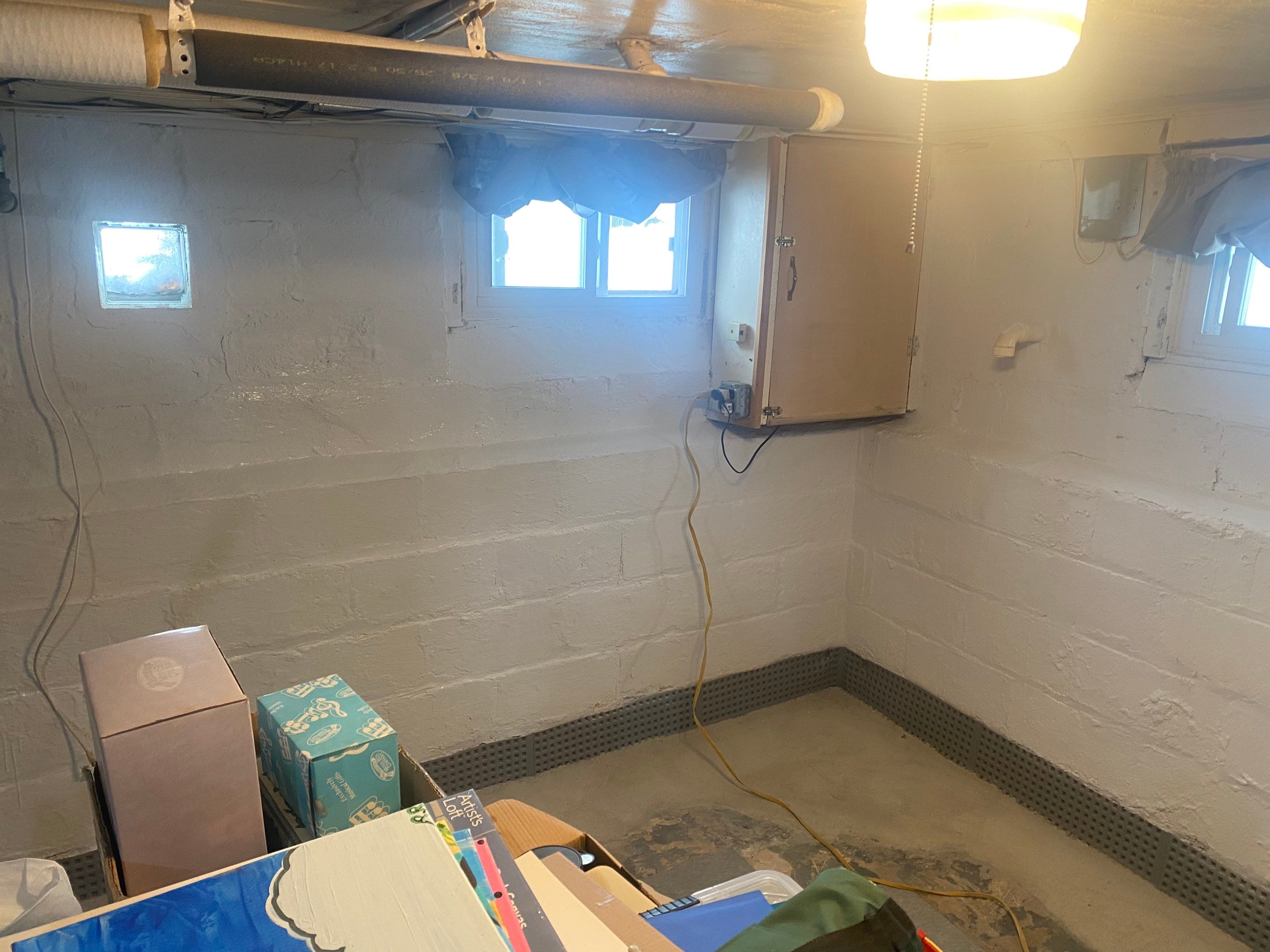Interior French Drain Job in Bloomfield, NJ by Pure Service Pro, LLC 