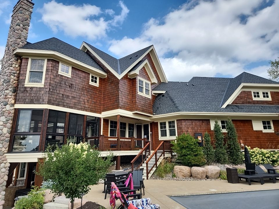 Exterior Siding Staining Prior Lake by OKeefe Painting
