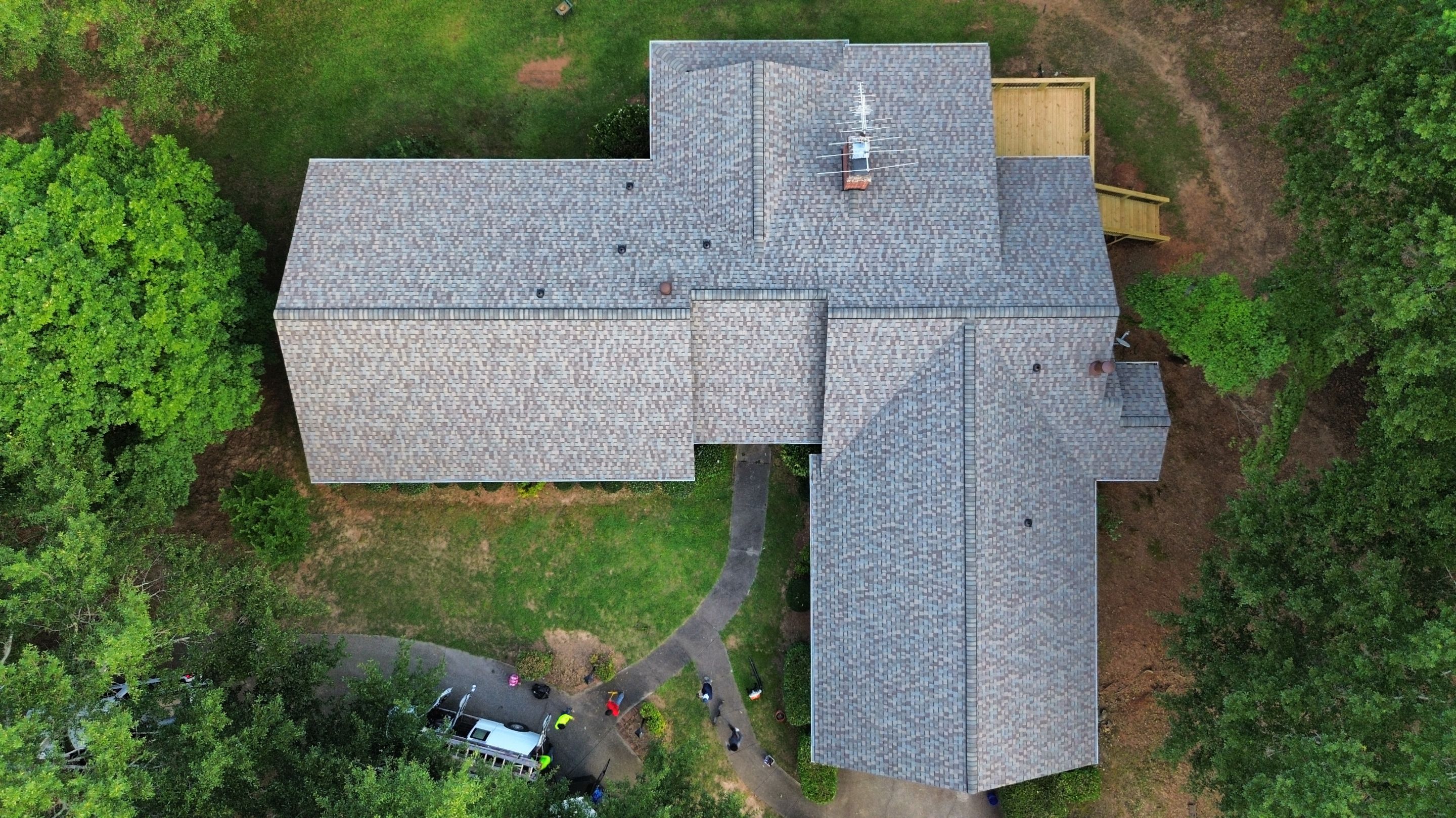 Cumming, GA Roof Replacement CertainTeed Landmark Pro Max Def Weathered Wood by Reset Roofing