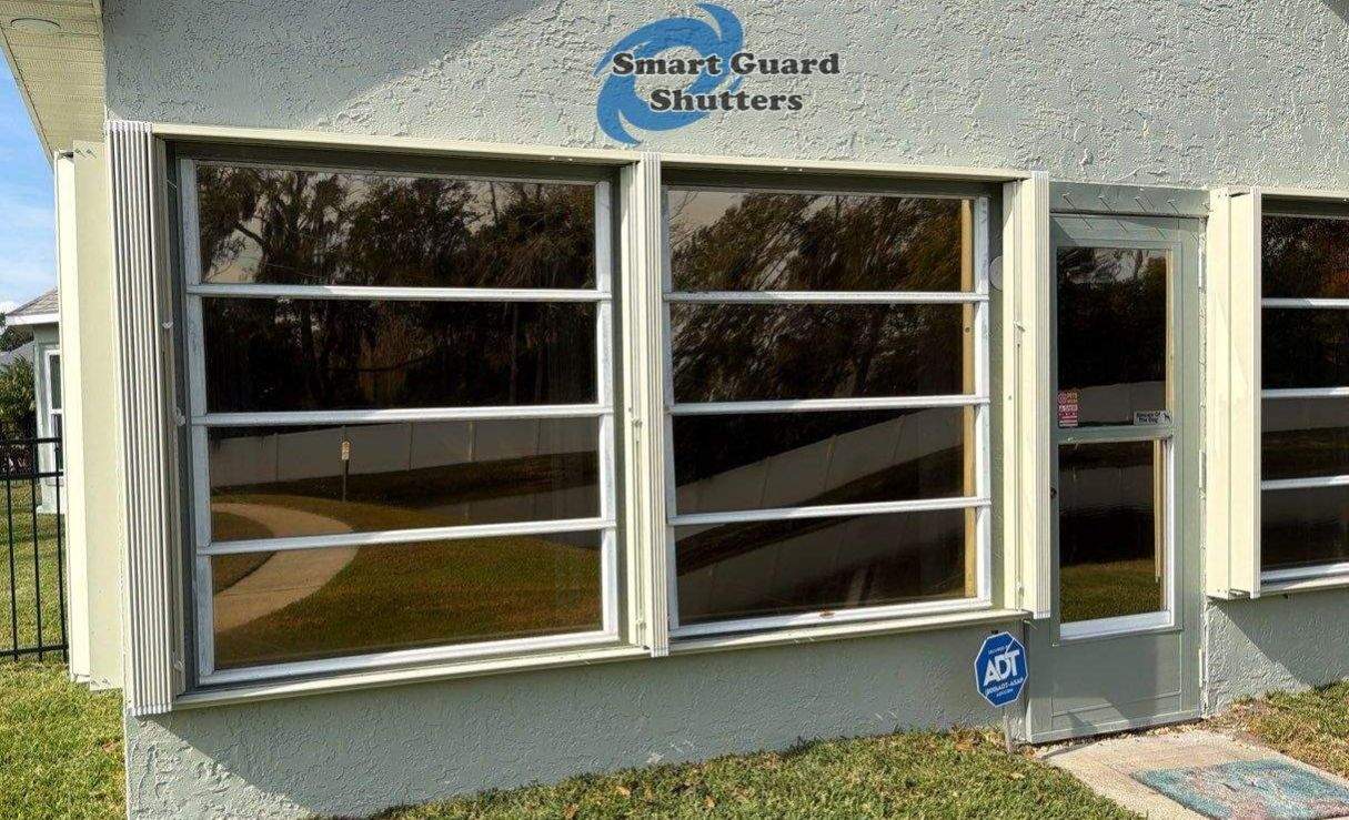 Accordions in Ivory by Smart Guard Shutters