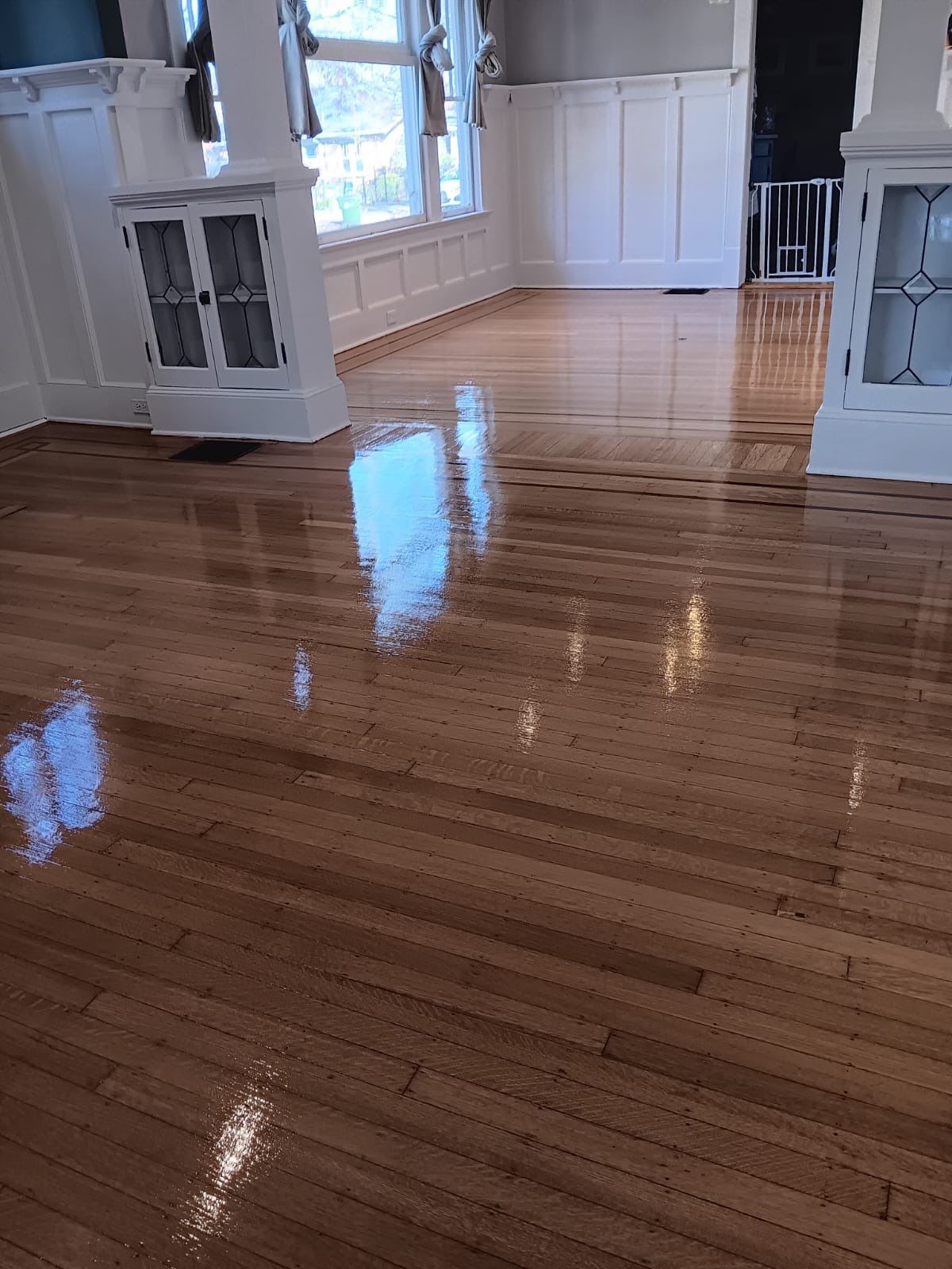 115 year old house - Oak refinish by Footprints Floors of East Atlanta
