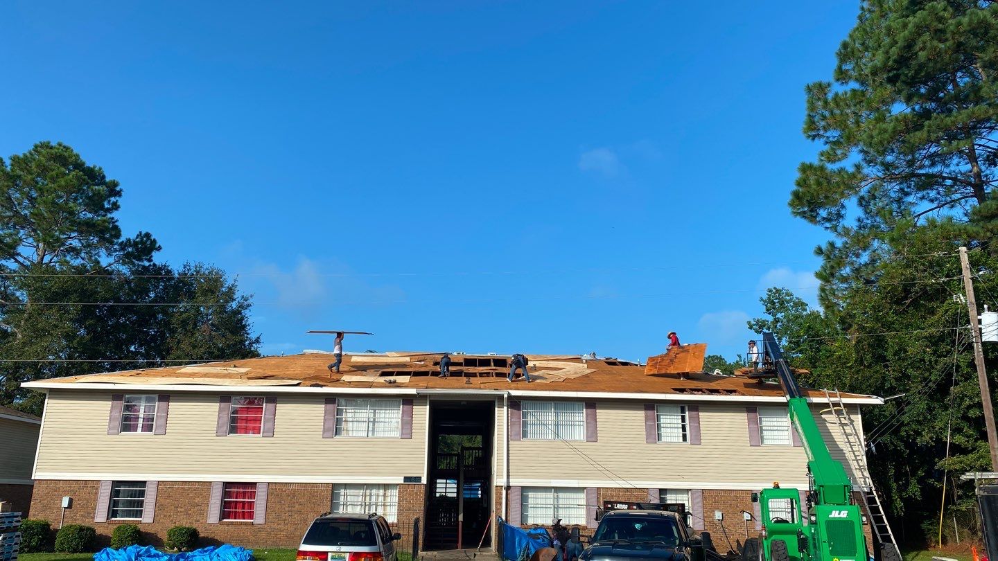 Commercial Roofing Installation using Roof Replacement by American Roofing & Construction LLC