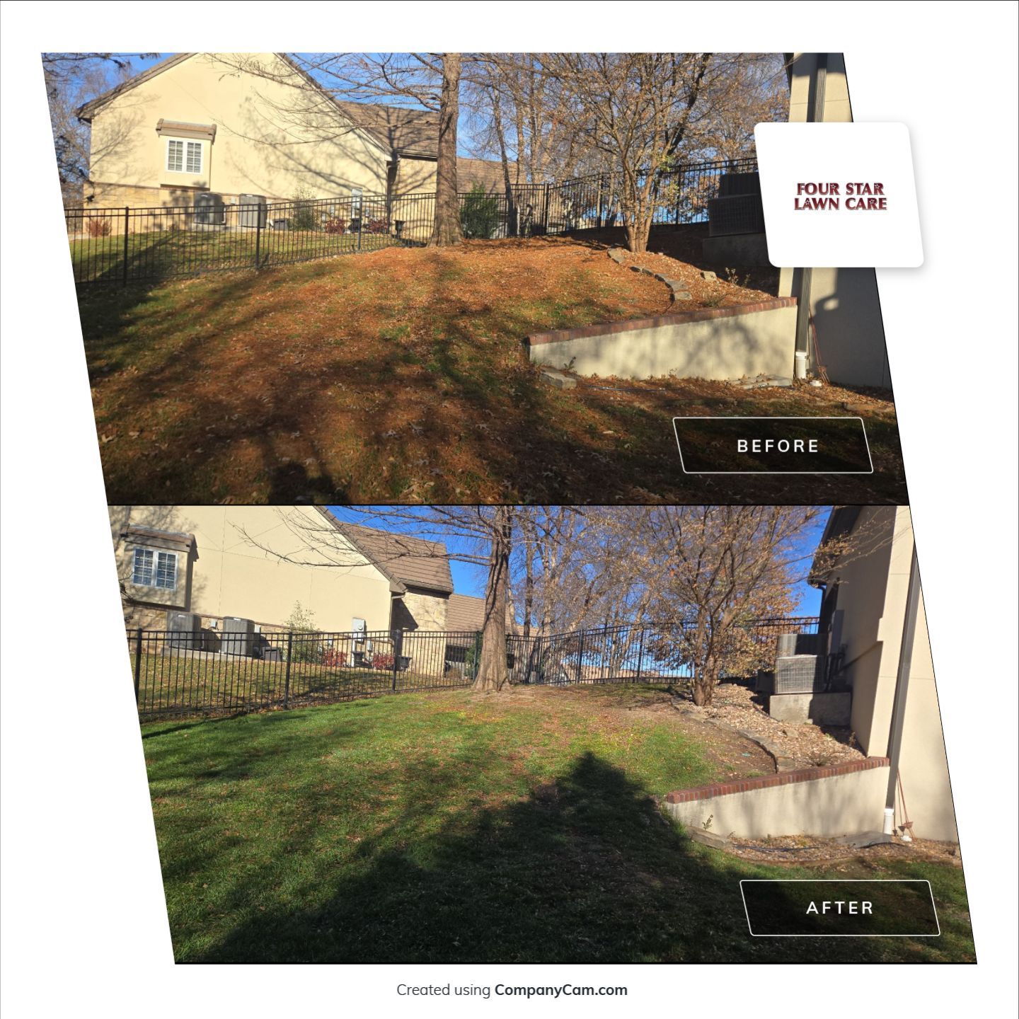 Project in Andover by Four Star Lawn Care