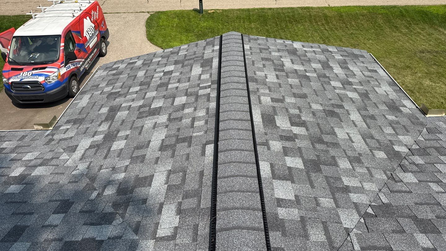 Roof Replacement using Owens Corning Slatestone Gray by 180 Contractors