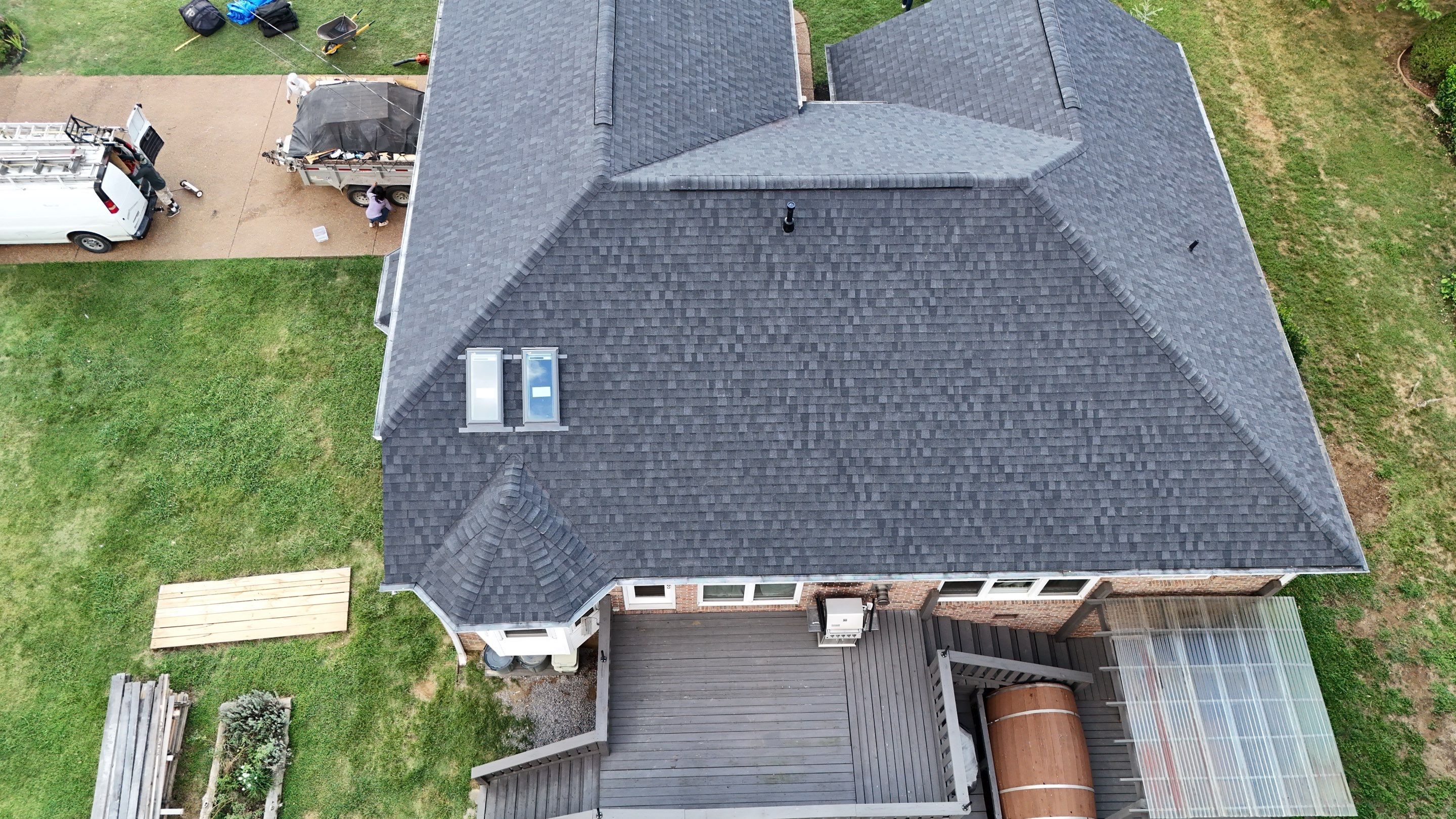 Charcoal Black Re-Roof by Royal House LLC