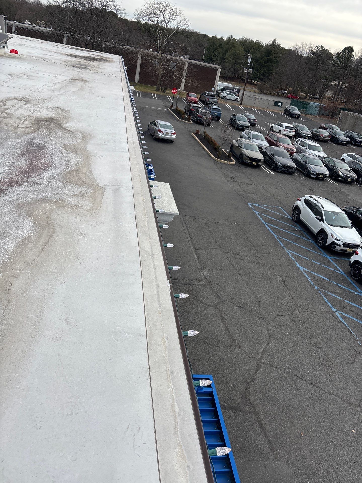 Commercial Holiday Lights in East Brunswick, NJ by Clearview Washing