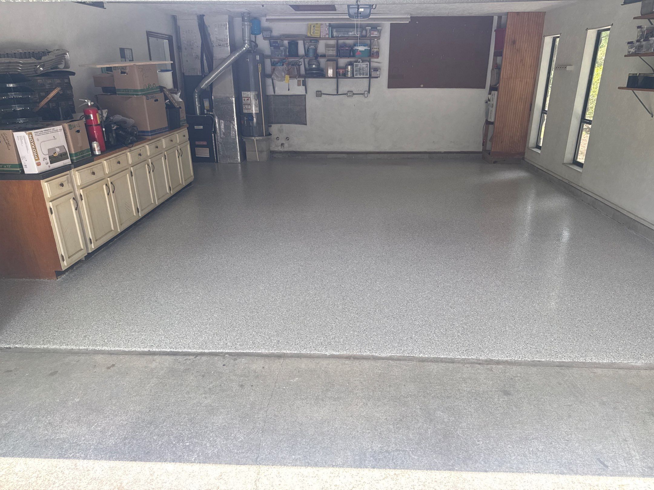 Garage Project in Gainesville, FL in Mount Everest by Cross Creek Concrete Coatings