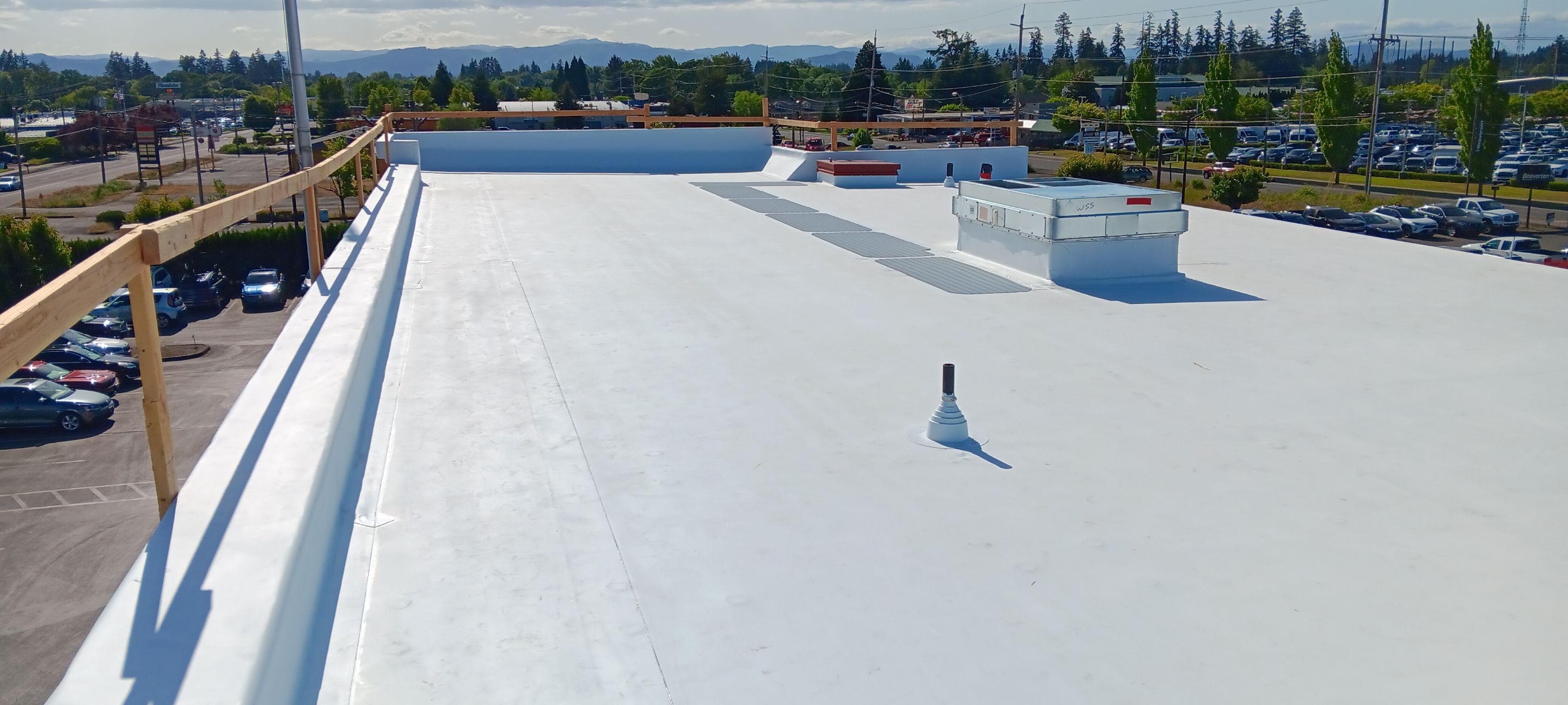 Commercial Roofing Replacement using TPO by Vitan Construction LLC 