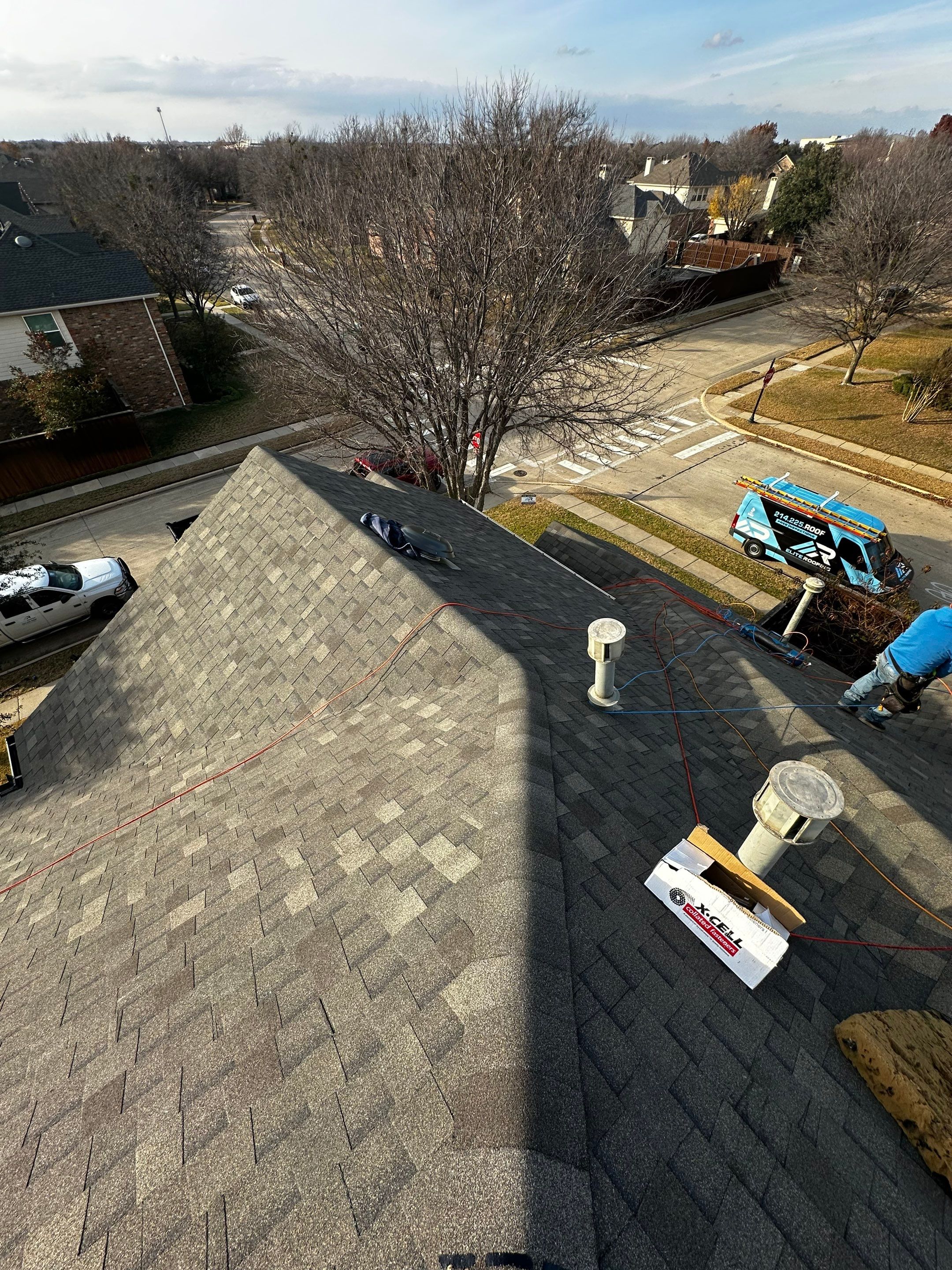 Residential Roof Replacement using ATLAS PINNACLE IR - Weathered Wood by Elite Roofing LLC