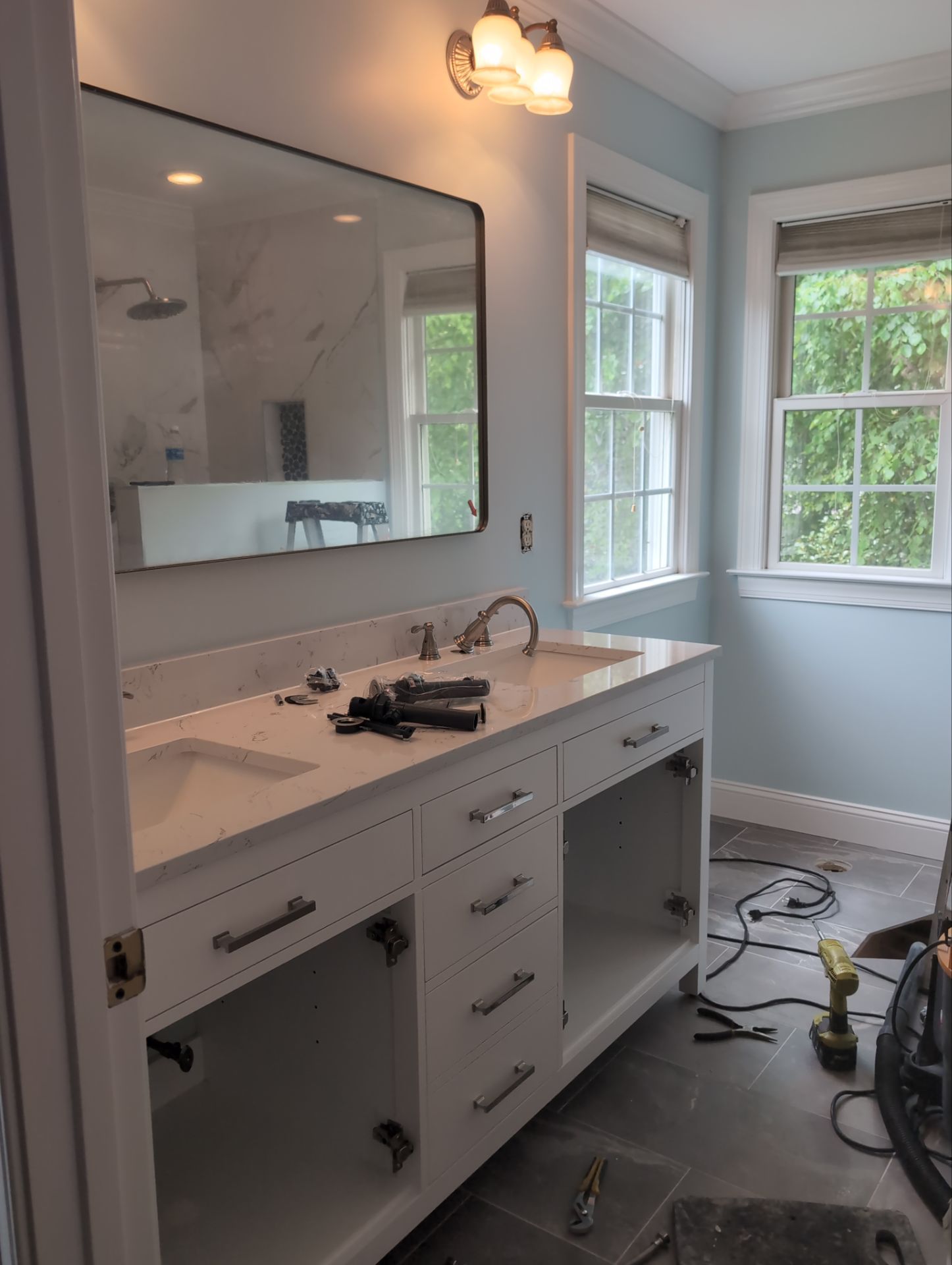 A Stunning Cary Bathroom Reimagined by Elite Remodeling and Design LLC