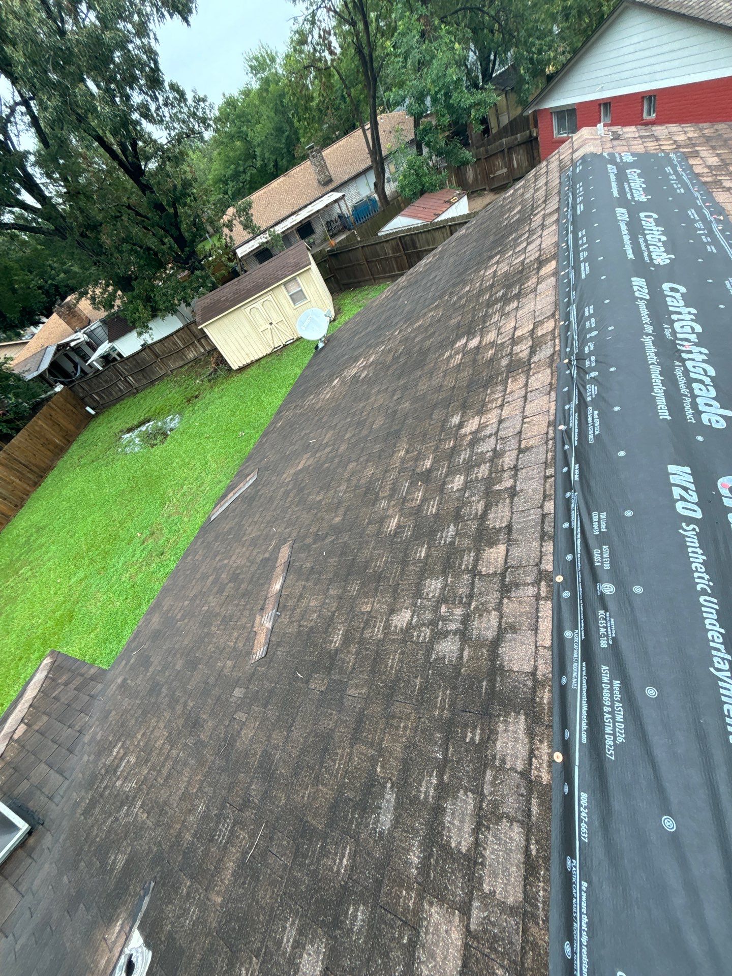 Residential Roofing Repair using Owen's Corning Duration (Lifetime) Shingles by Roof Repair Company