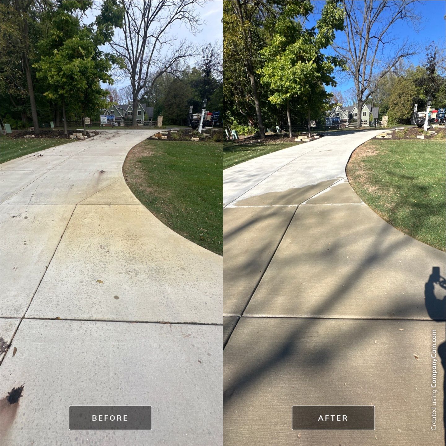 Project in Lake Geneva by Simmons Power & Soft Washing