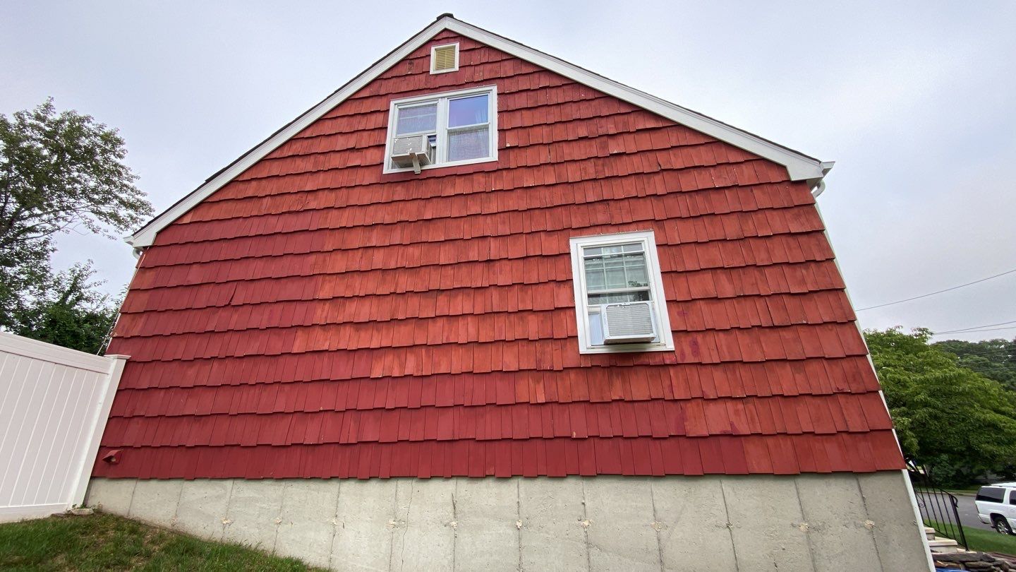 Siding Installation using Royal Building Products Rustic Red by A Plus Exterior