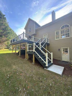 Elevated Multi-Level Composite Deck Replacement in Duluth, Georgia