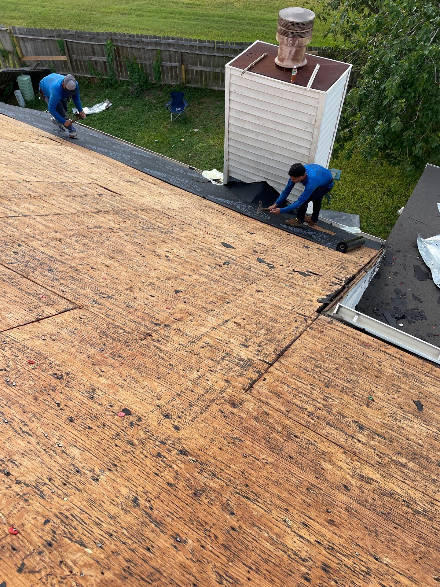 Residential Roofing Installation using Owen's Corning Duration (Lifetime) Shingles by Roof Repair Company