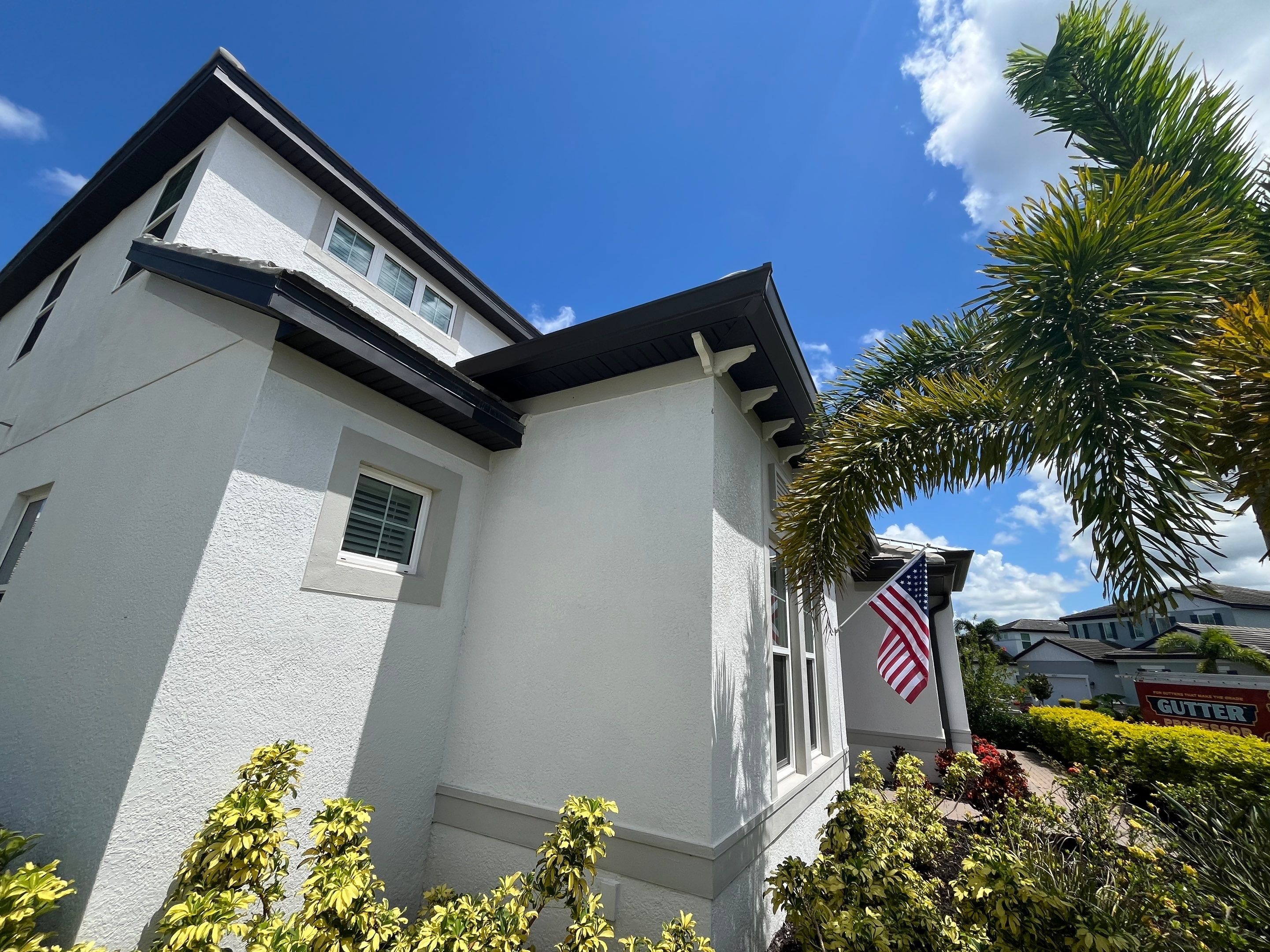 Bronze 7inch Gutter Installation in Sarasota FL by Gutter Professors