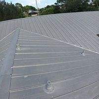 .032 Aluminum 1.5" Mechanical Seam Mill Finish by Total Roofing System The Metal Roof Experts