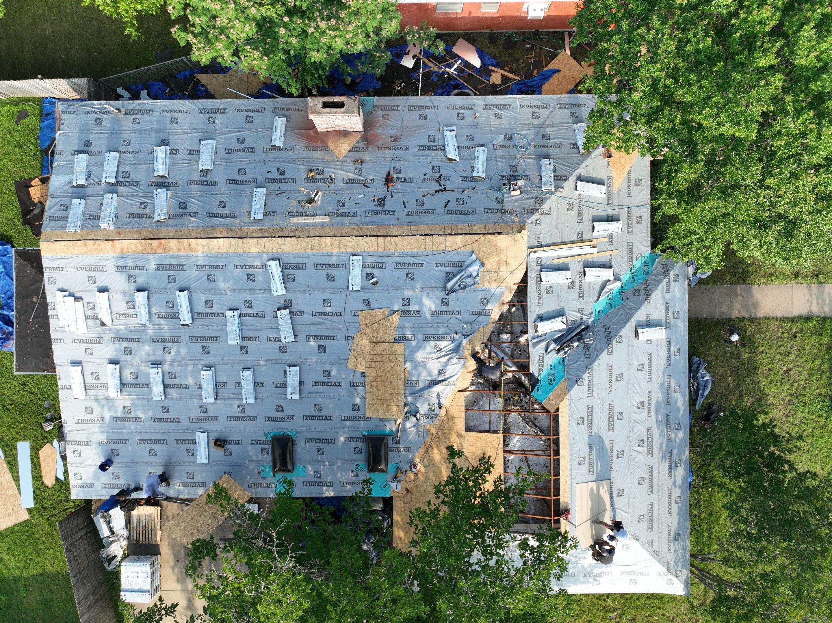 Residential Roofing Installation using IKO Dynasty Class 3 Shingles by Becker Roofing and Exteriors