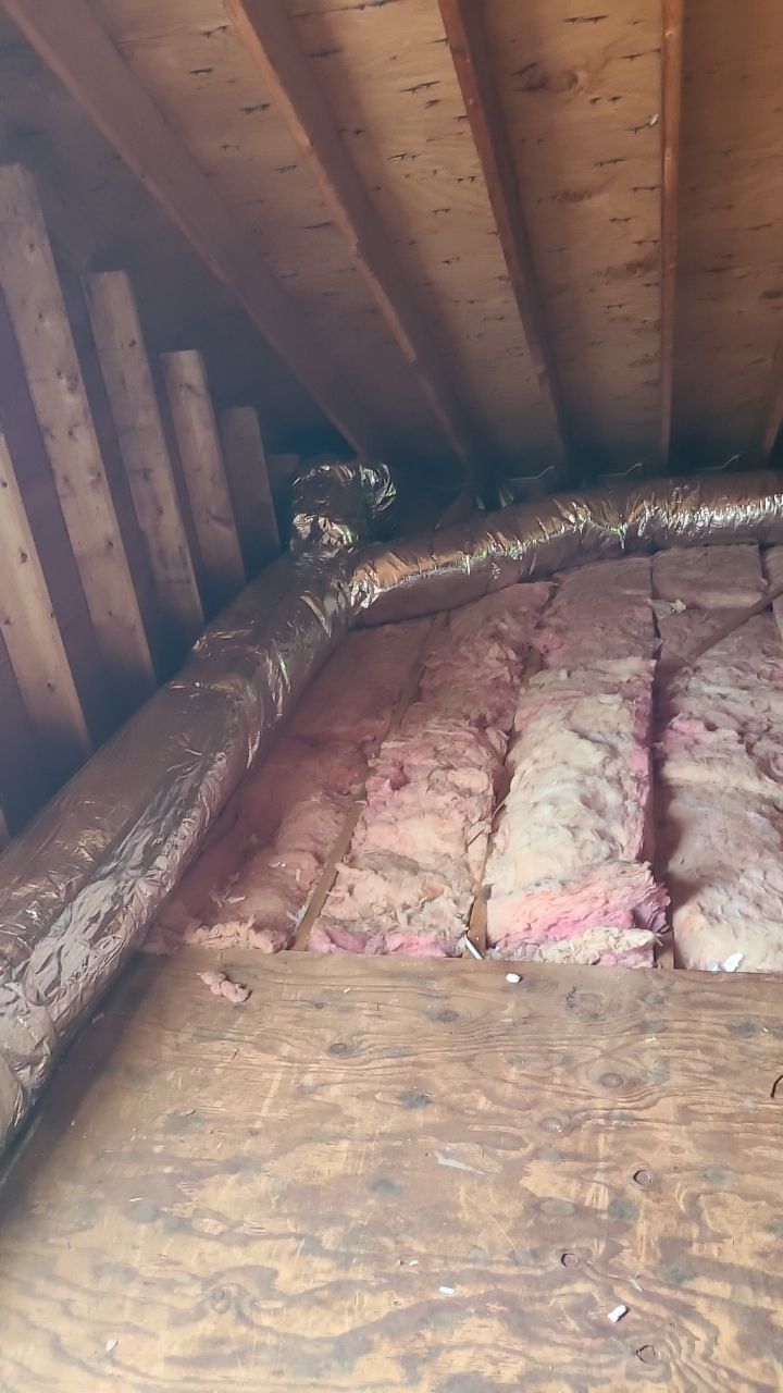 Pead installation for future finished attic by MCP Heating, Cooling And Air Quality, LLC
