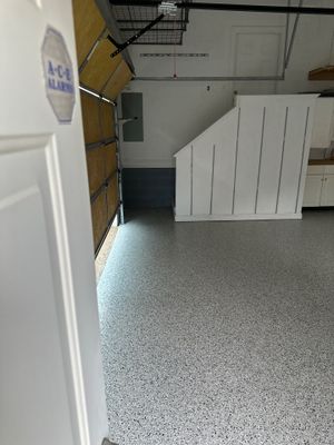 Garage Floor Coating using Cabin Fever