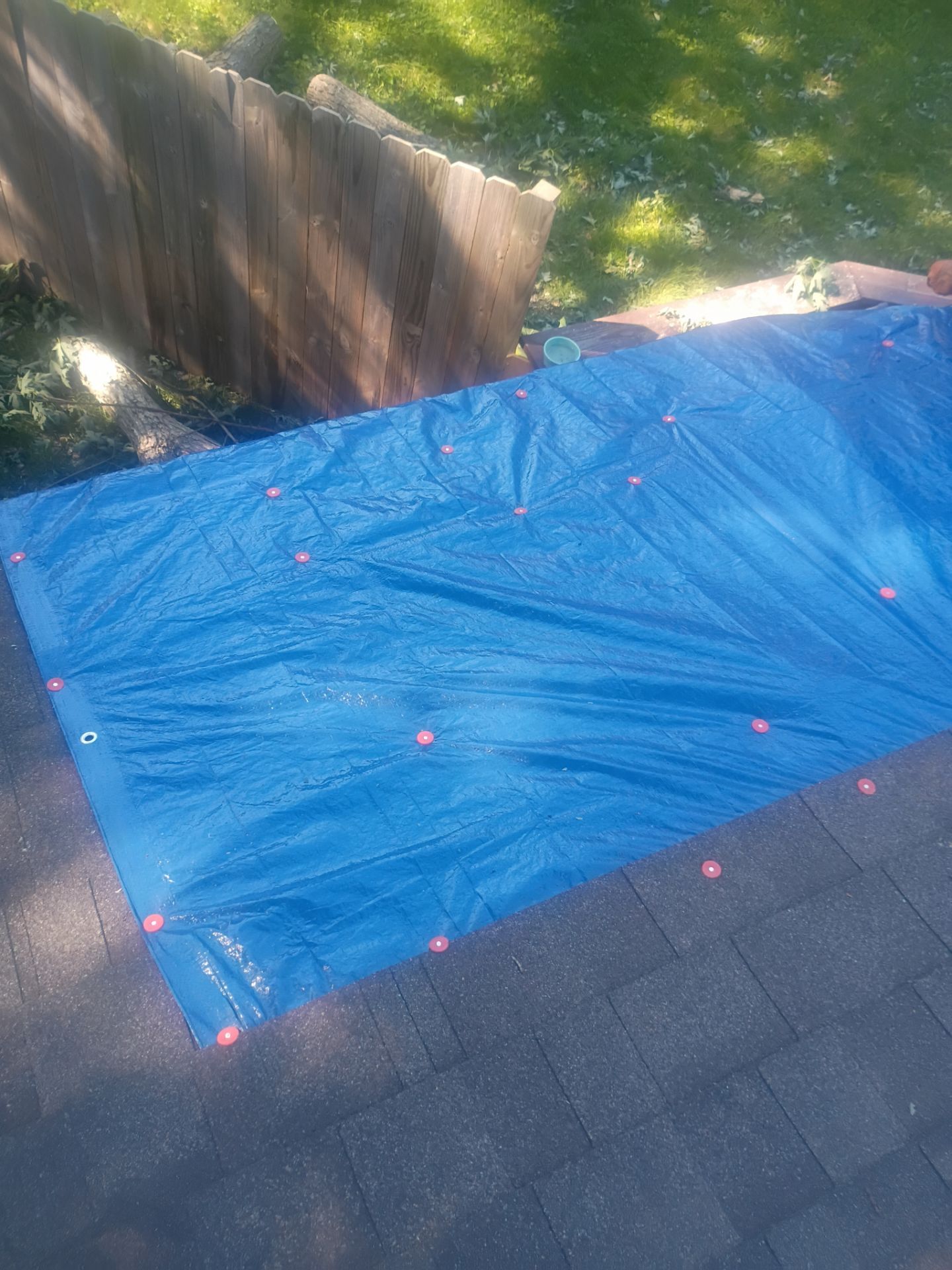 Emergency Storm Damage Tarping in Springfield by Acosta Angeli Roofing 