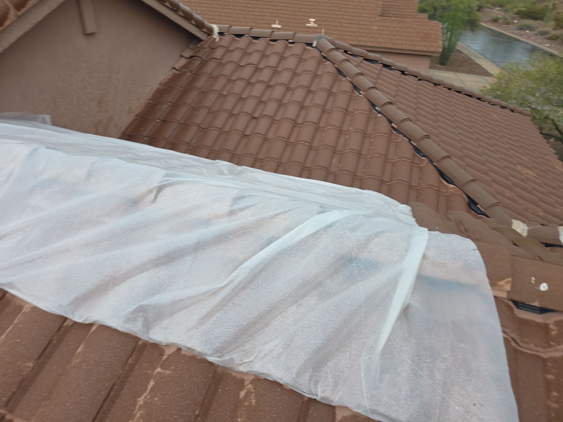 Residential Roof Install using Concrete Tiles in Gold Canyon by Weather-Tite Roofing