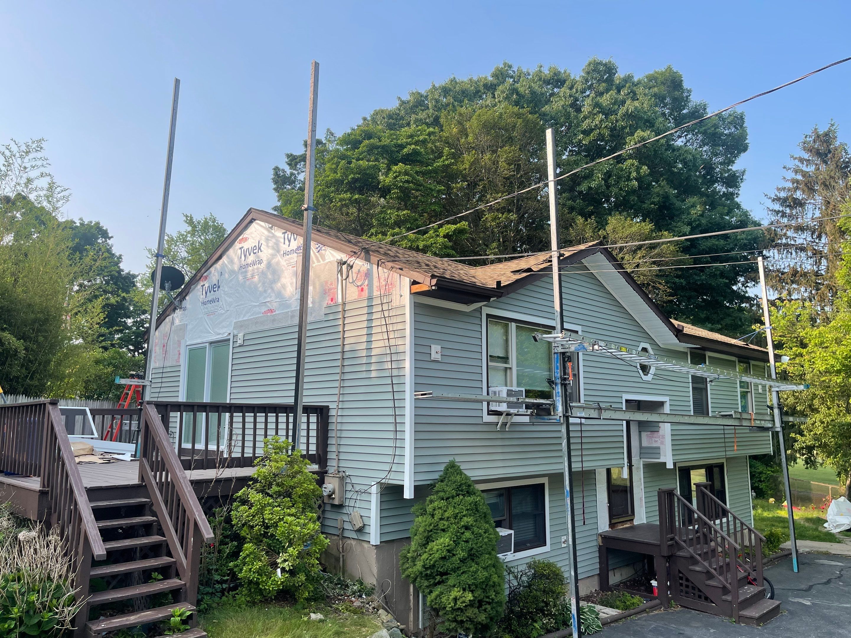 Siding Installation using Certainteed Monogram Seagrass by A Plus Exterior