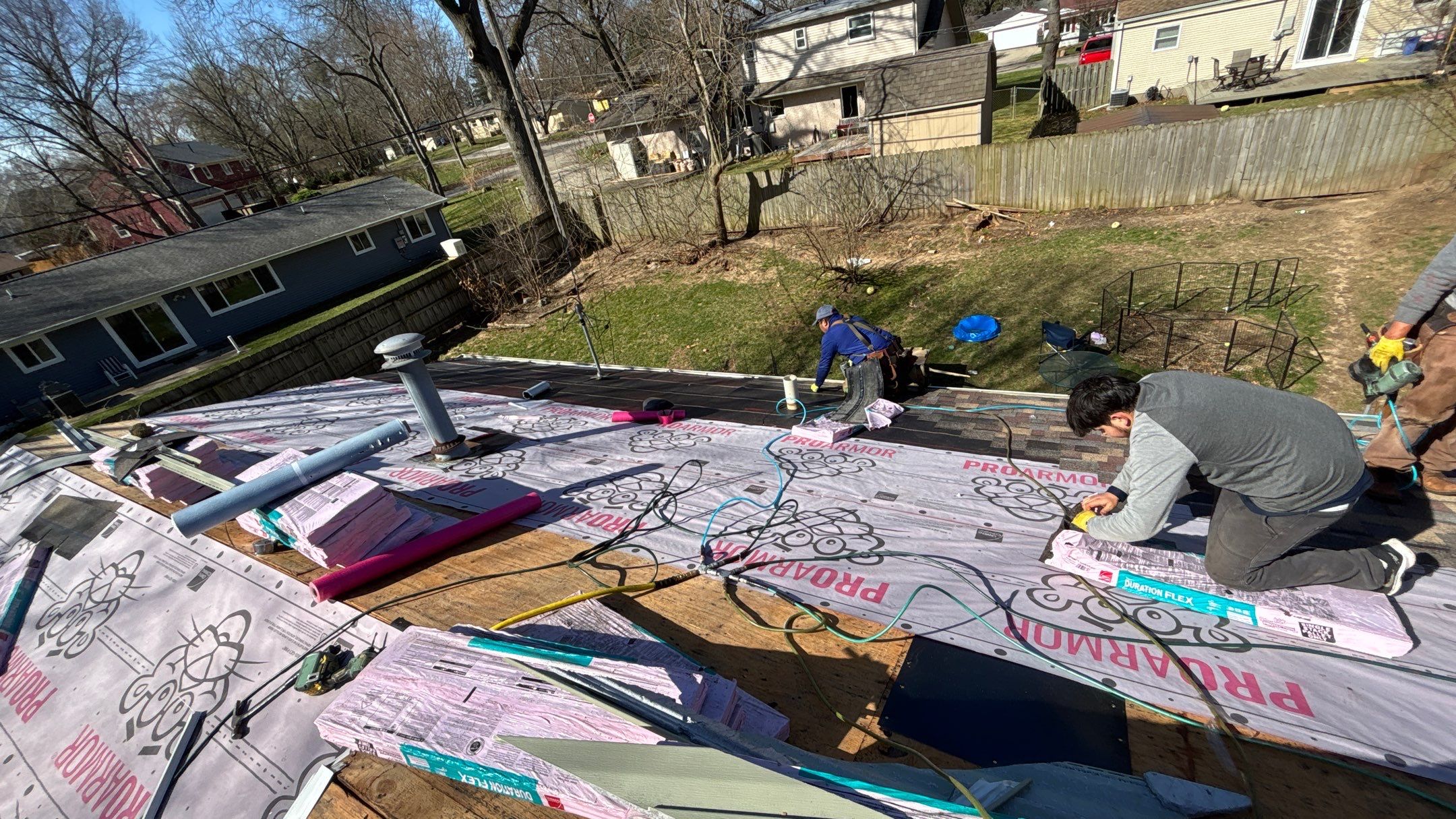 Roof Replacement using Owens Corning Summer Harvest by 180 Contractors